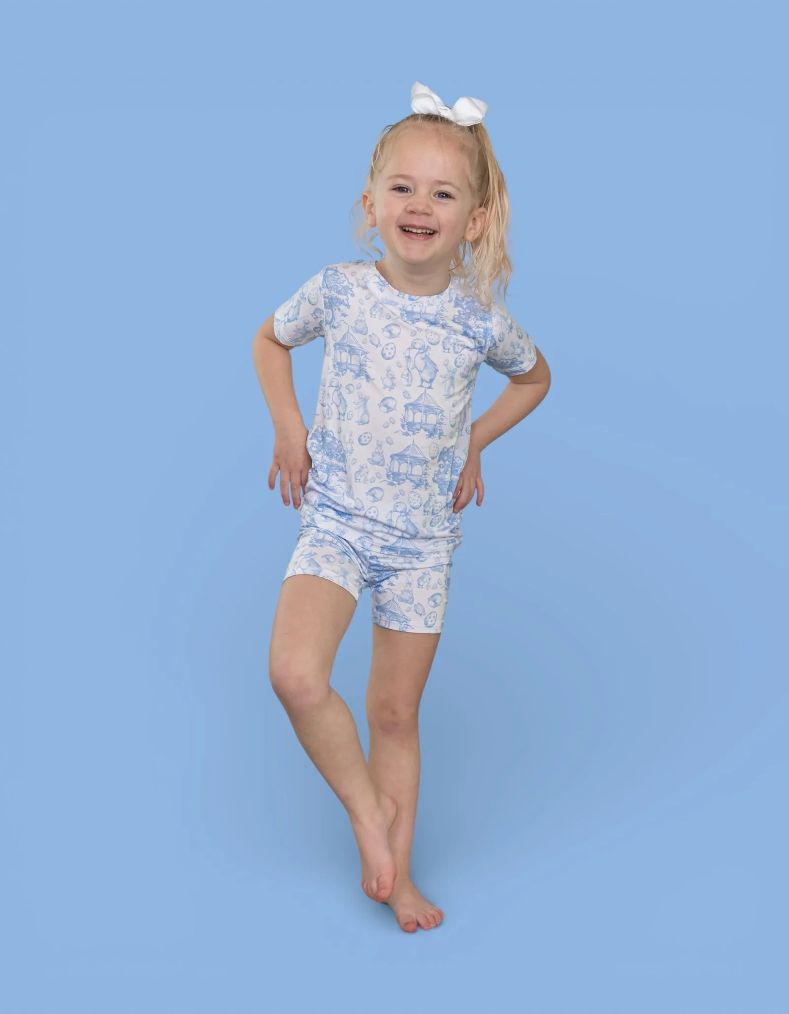 BLUEBELL EASTER TOILE DREAM SHORT SET - Image 13