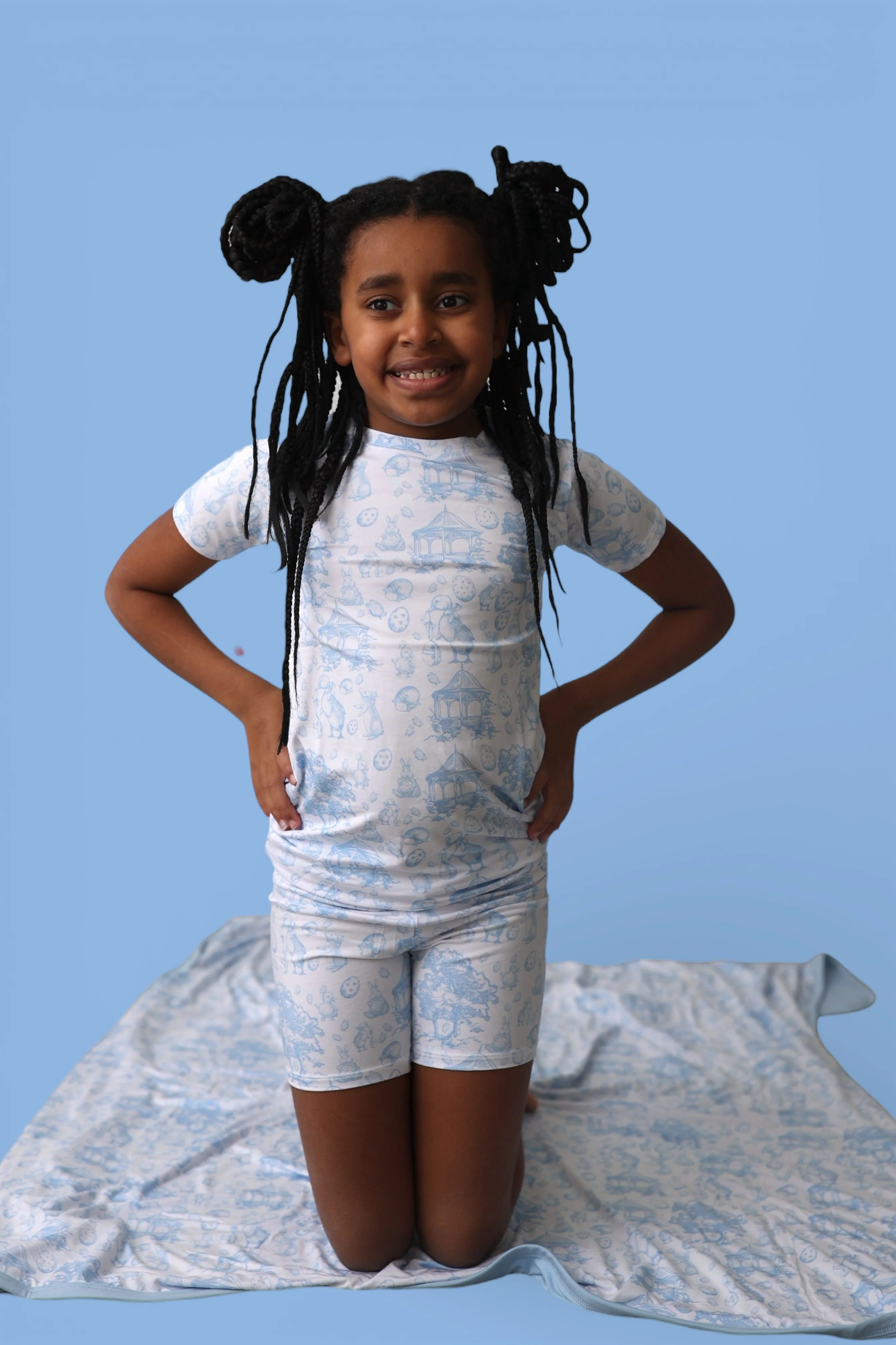 BLUEBELL EASTER TOILE DREAM SHORT SET - Image 14