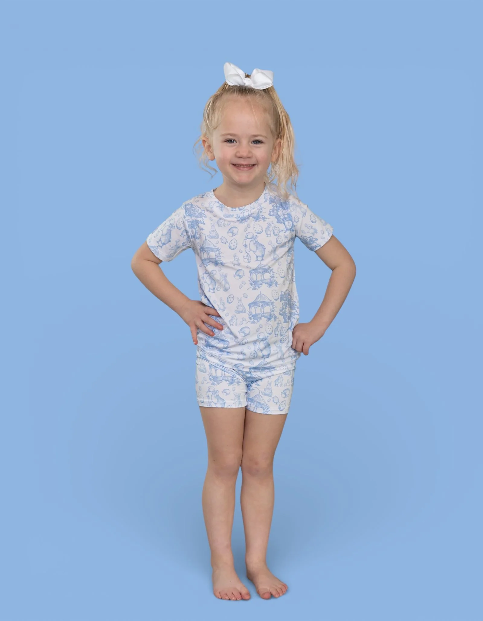 BLUEBELL EASTER TOILE DREAM SHORT SET - Image 3