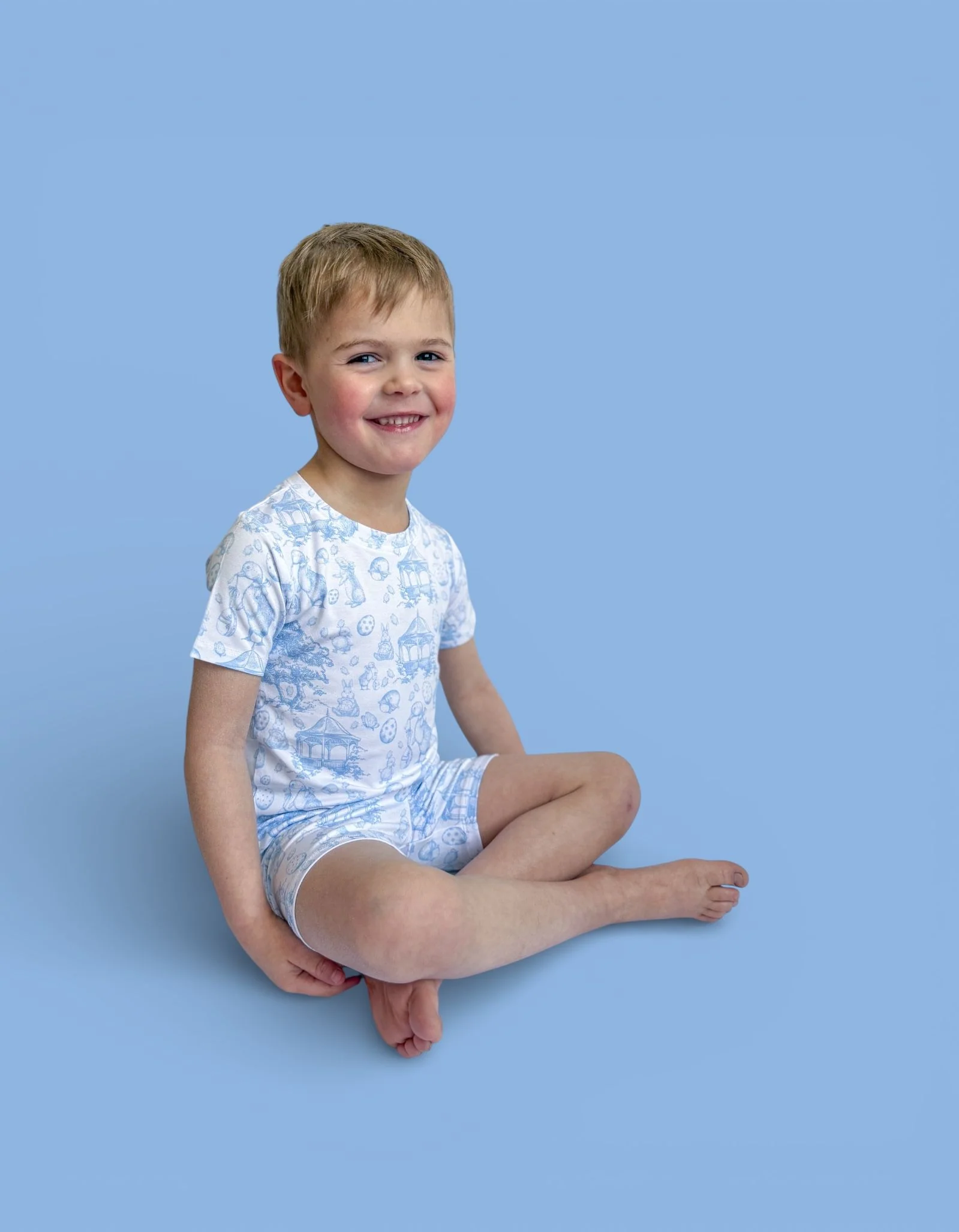 BLUEBELL EASTER TOILE DREAM SHORT SET - Image 4