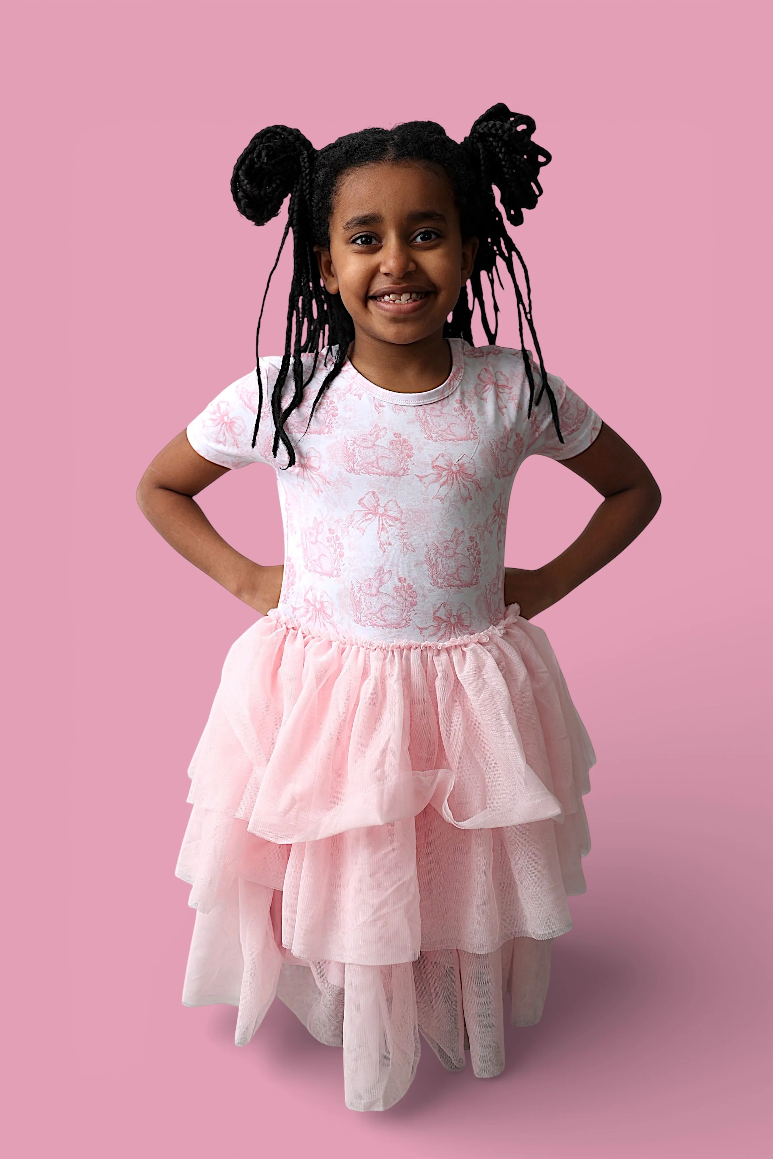 BLUSH BUNNY TOILE DREAM TUTU DRESS - Image 15