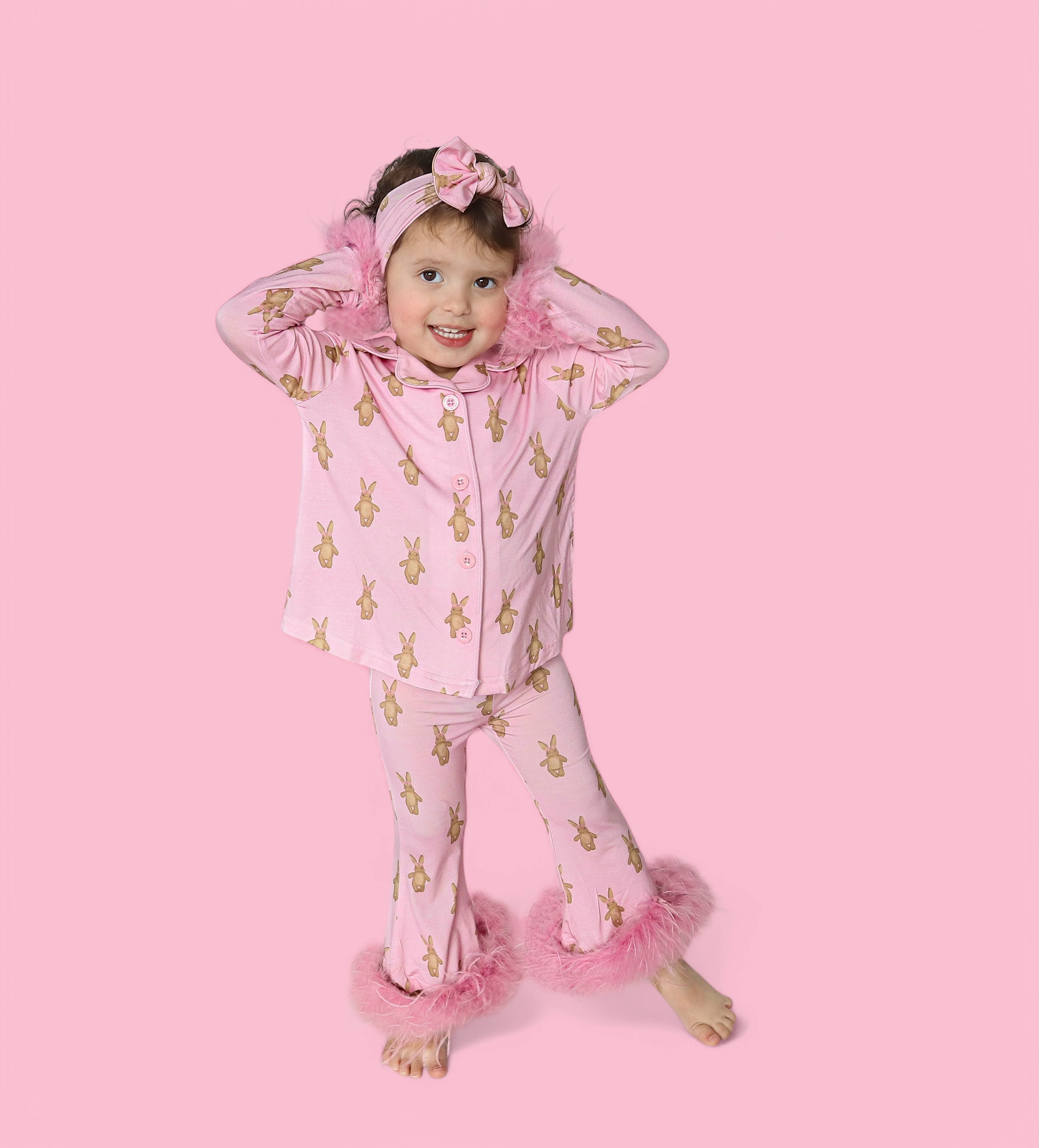 BLUSHIN' BUNNIES GIRL'S FLARE FEATHERED DREAM SET - Image 16