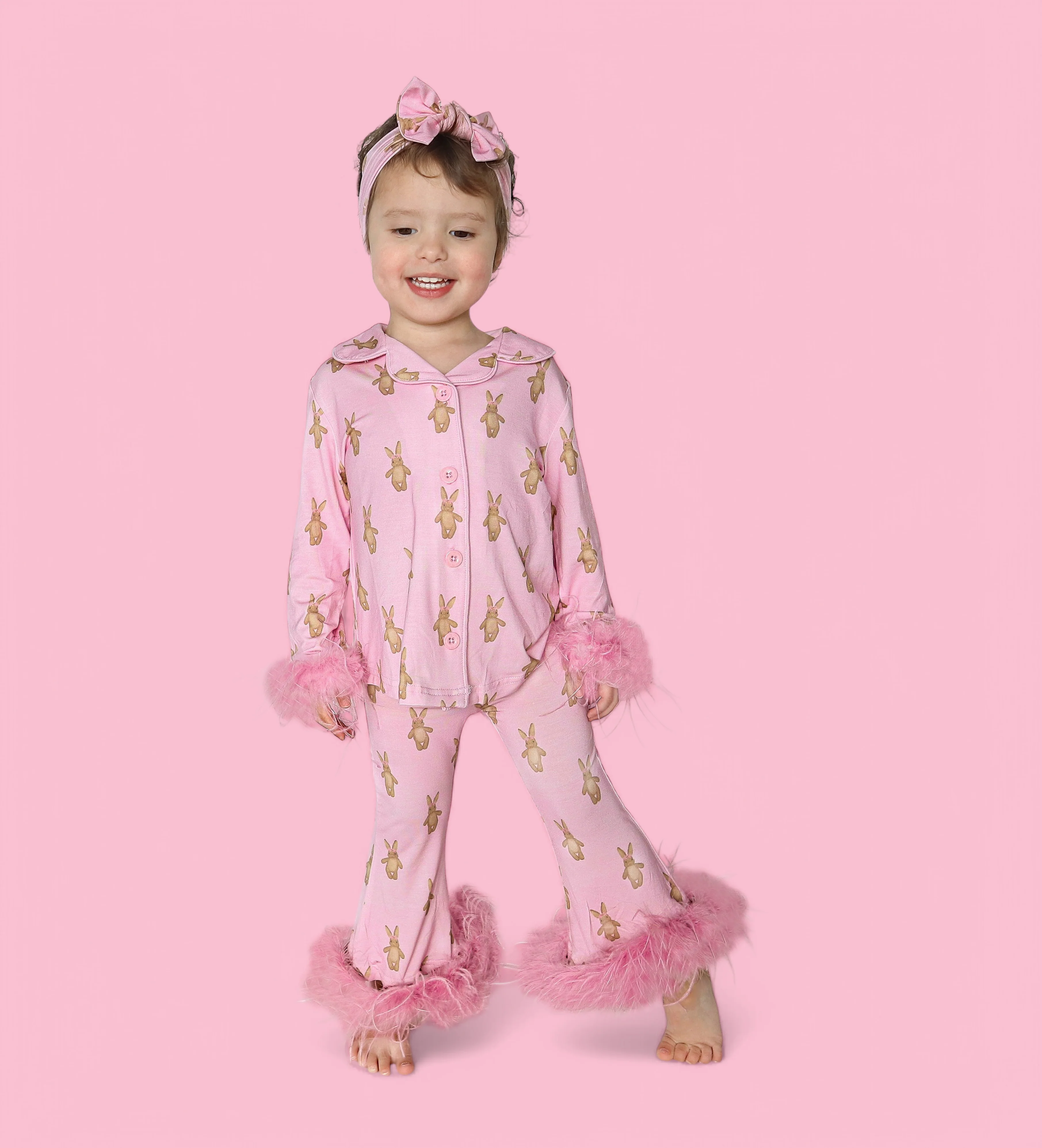 BLUSHIN' BUNNIES GIRL'S FLARE FEATHERED DREAM SET - Image 17
