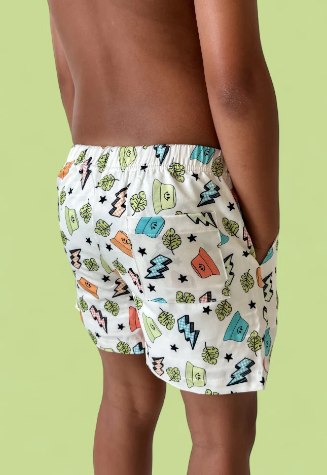 BOLTING TO THE BEACH BOY'S DREAM SWIM TRUNKS - Image 4