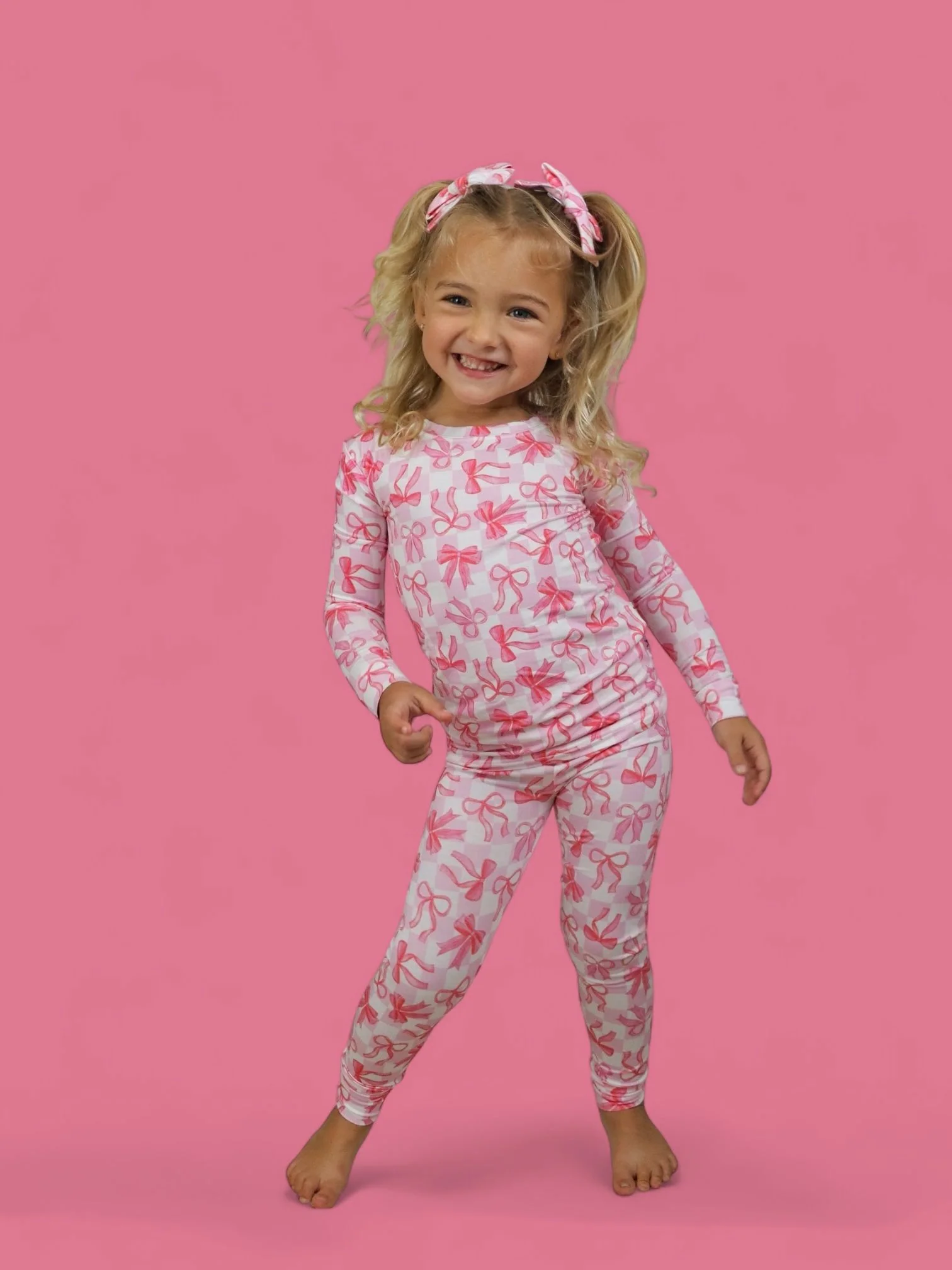 BOW CHECKERED CHARM DREAM SET
