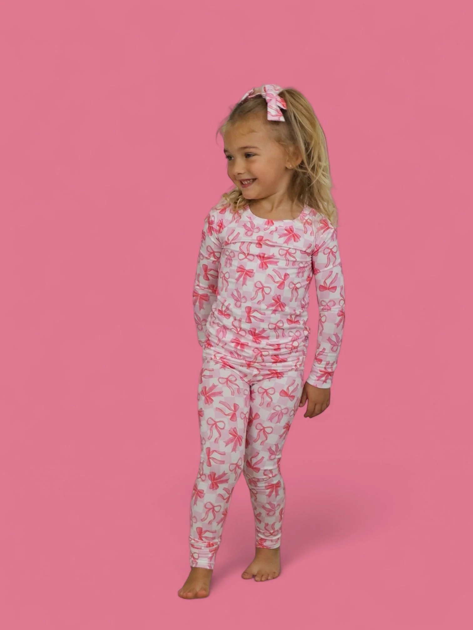 BOW CHECKERED CHARM DREAM SET - Image 4