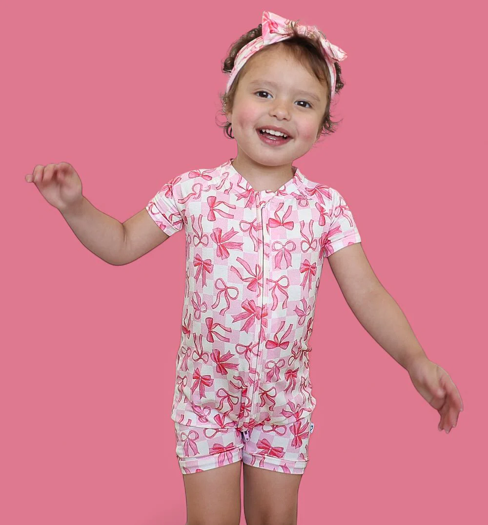 BOW CHECKERED CHARM DREAM SHORTIE