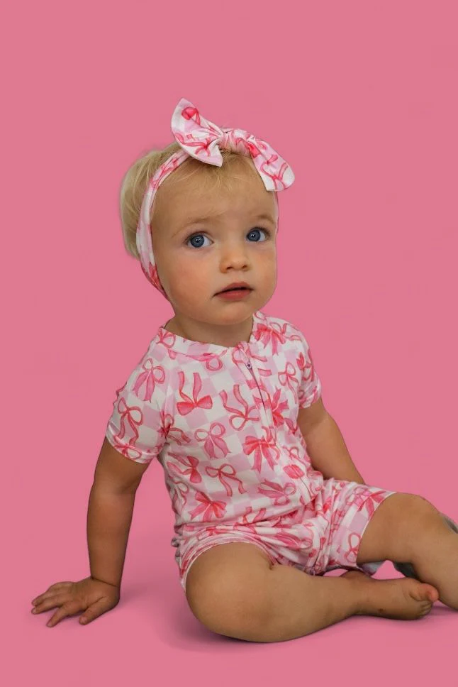 BOW CHECKERED CHARM DREAM SHORTIE - Image 4