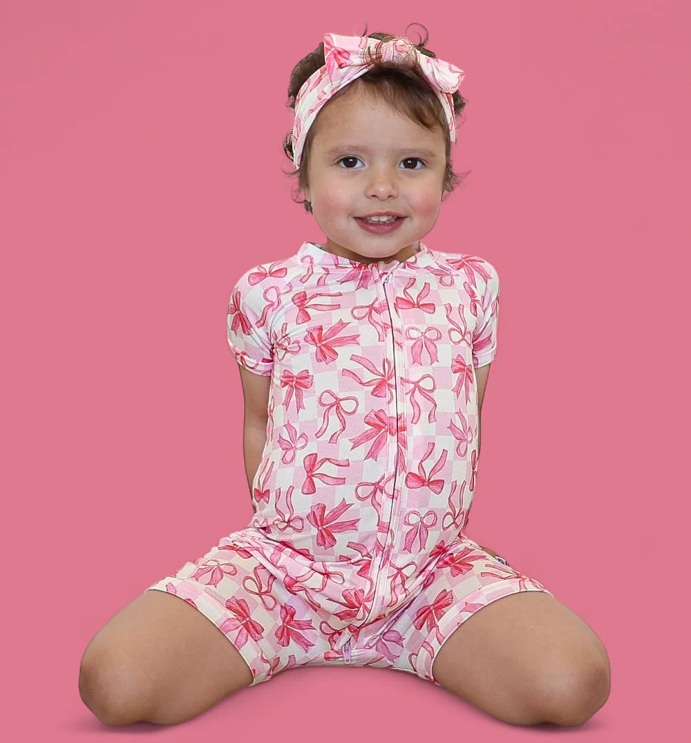 BOW CHECKERED CHARM DREAM SHORTIE - Image 5