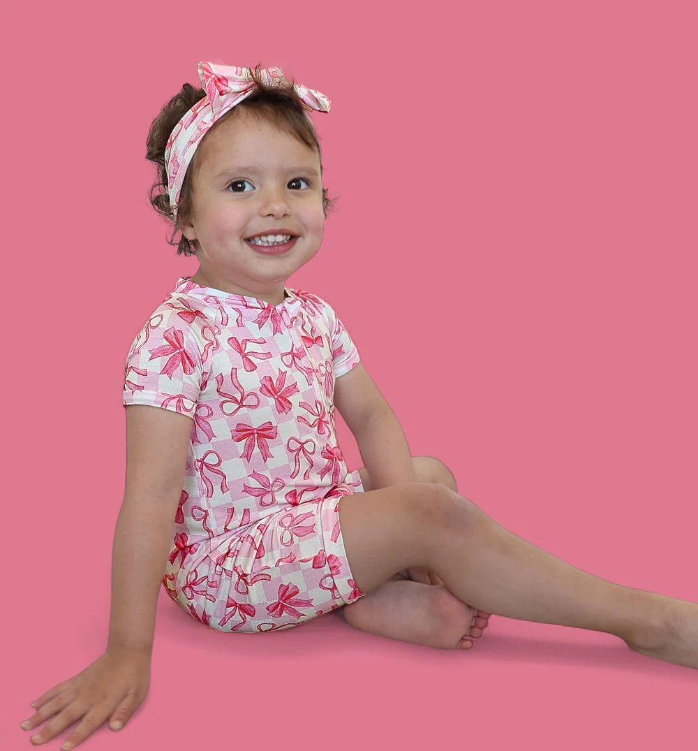 BOW CHECKERED CHARM DREAM SHORTIE - Image 7