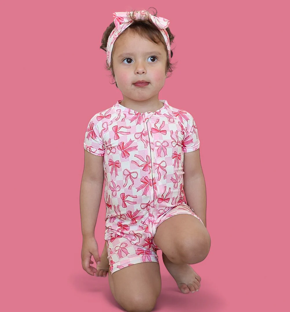 BOW CHECKERED CHARM DREAM SHORTIE - Image 8