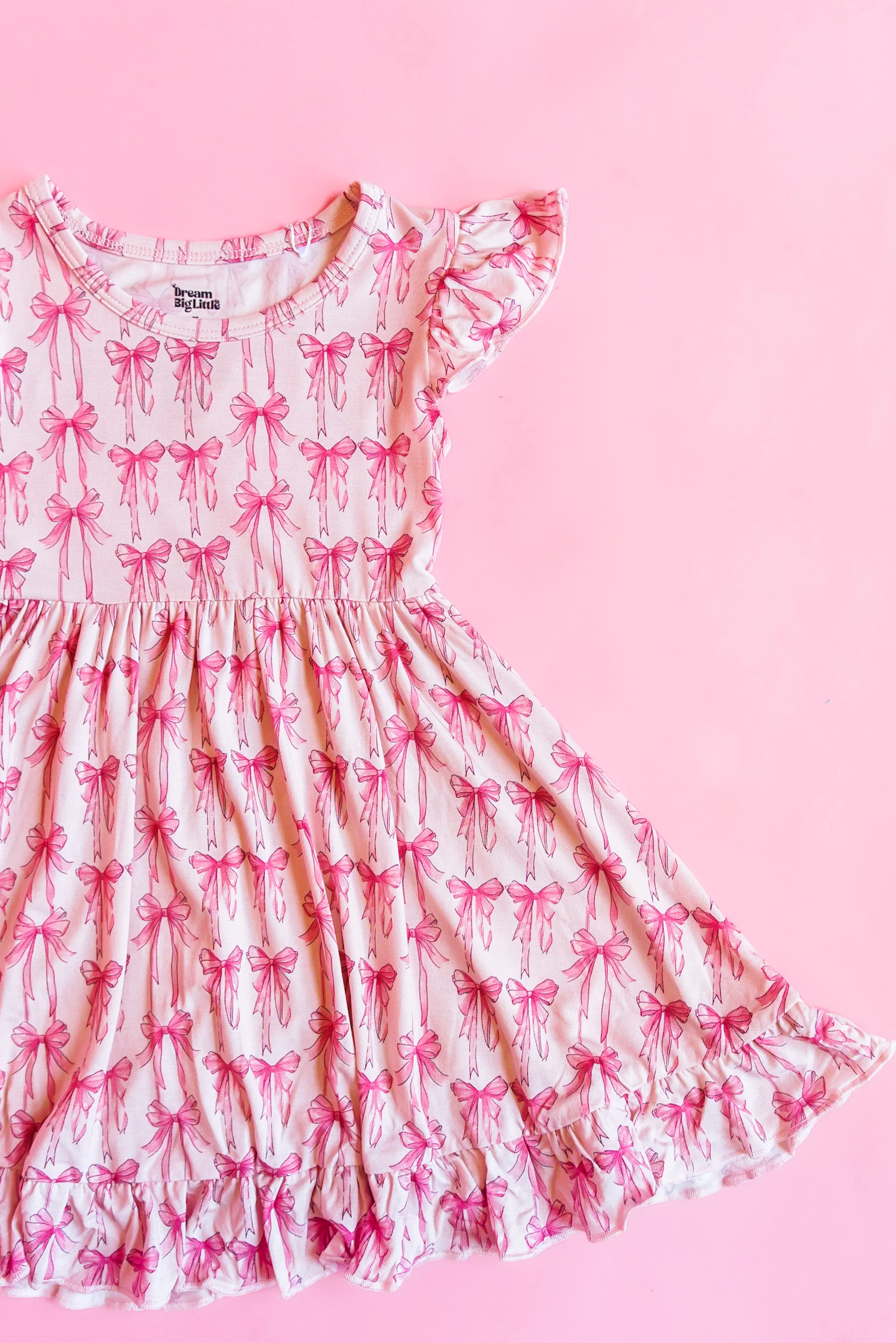 BOW CUTE DREAM RUFFLE DRESS - Image 5