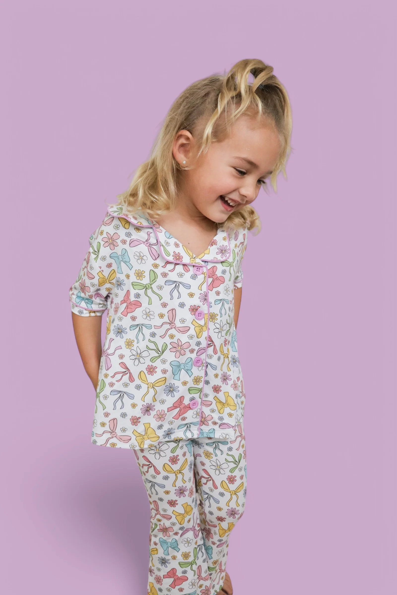 BOW GARDEN DREAM GIRL'S FLARE SET - Image 10