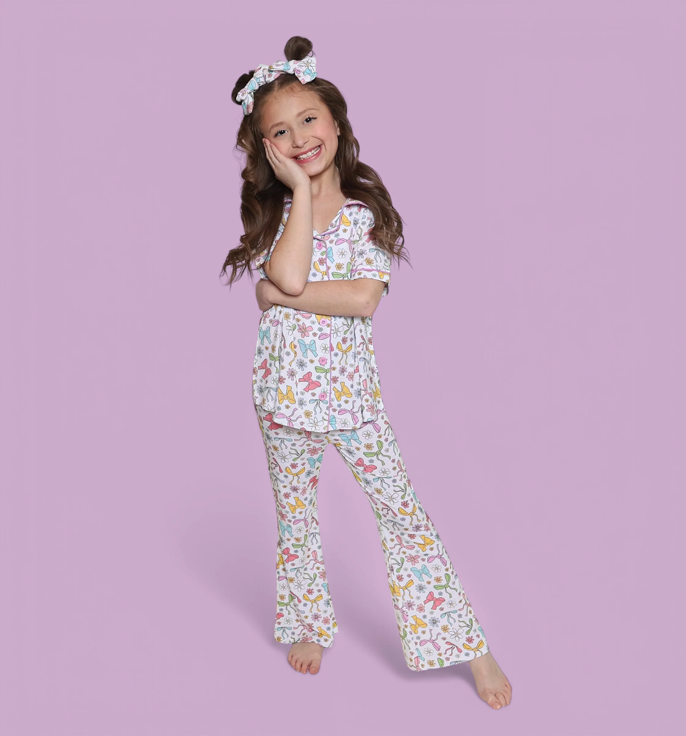 BOW GARDEN DREAM GIRL'S FLARE SET - Image 11