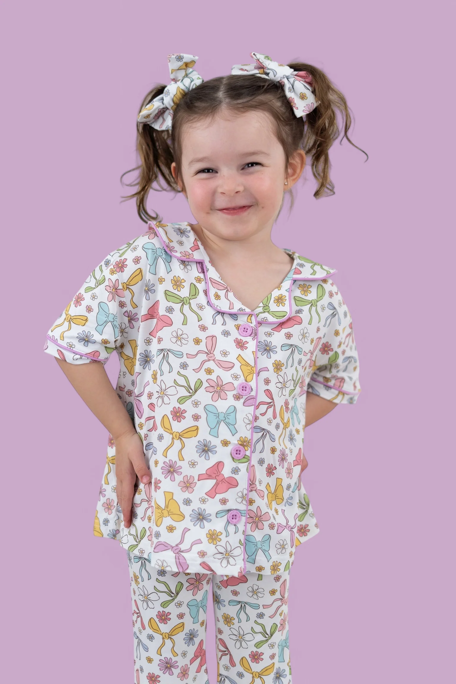 BOW GARDEN DREAM GIRL'S FLARE SET - Image 3