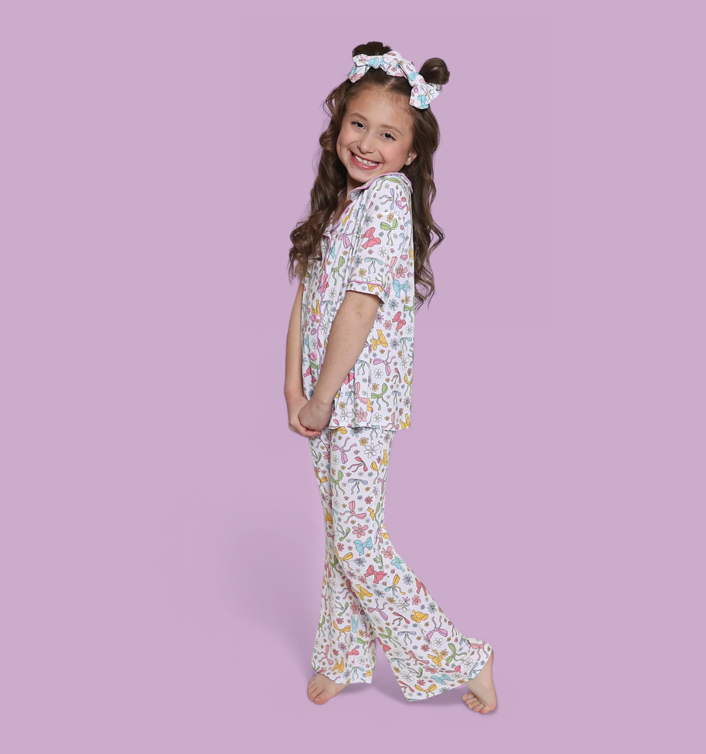 BOW GARDEN DREAM GIRL'S FLARE SET - Image 4