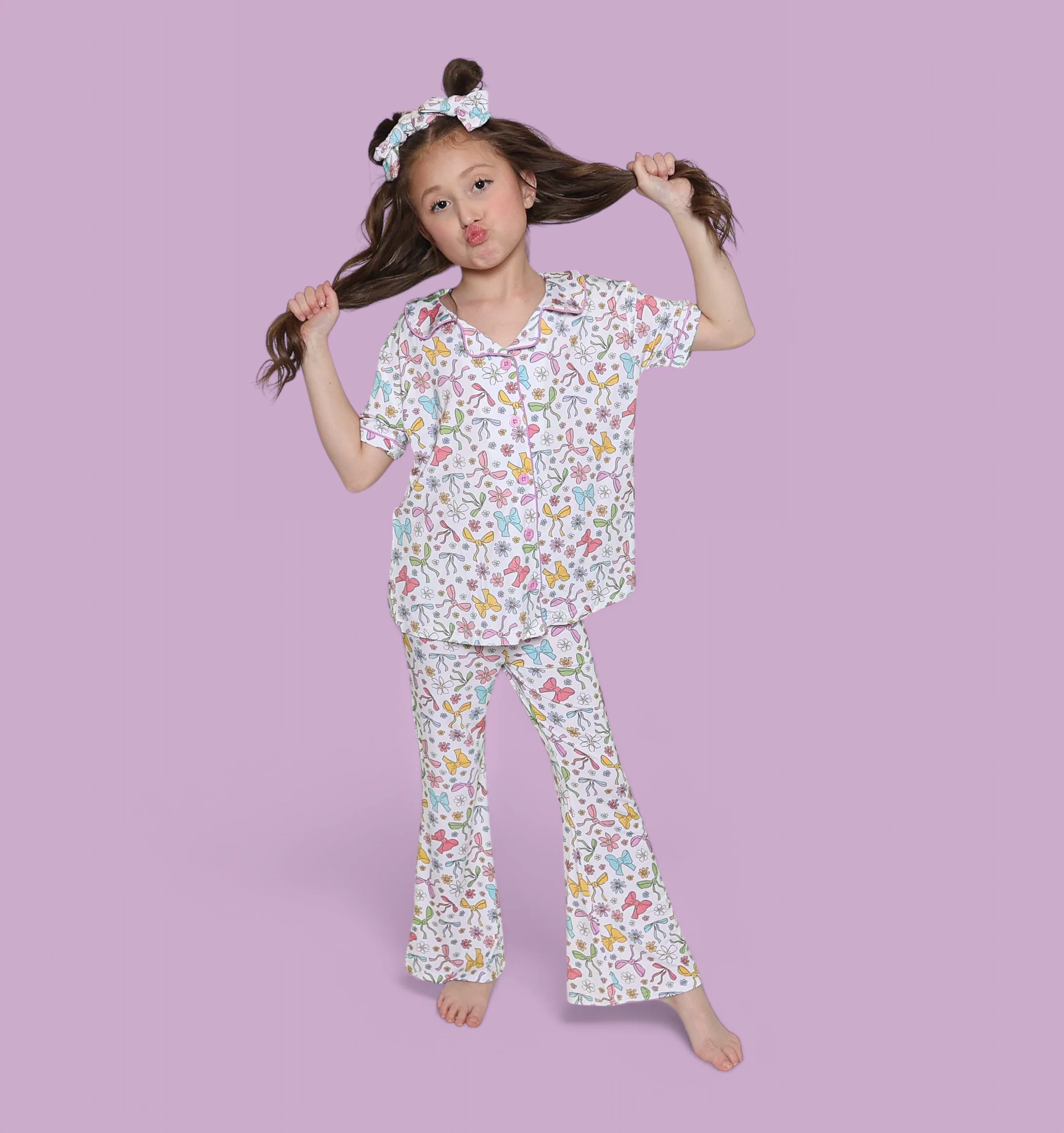 BOW GARDEN DREAM GIRL'S FLARE SET - Image 6