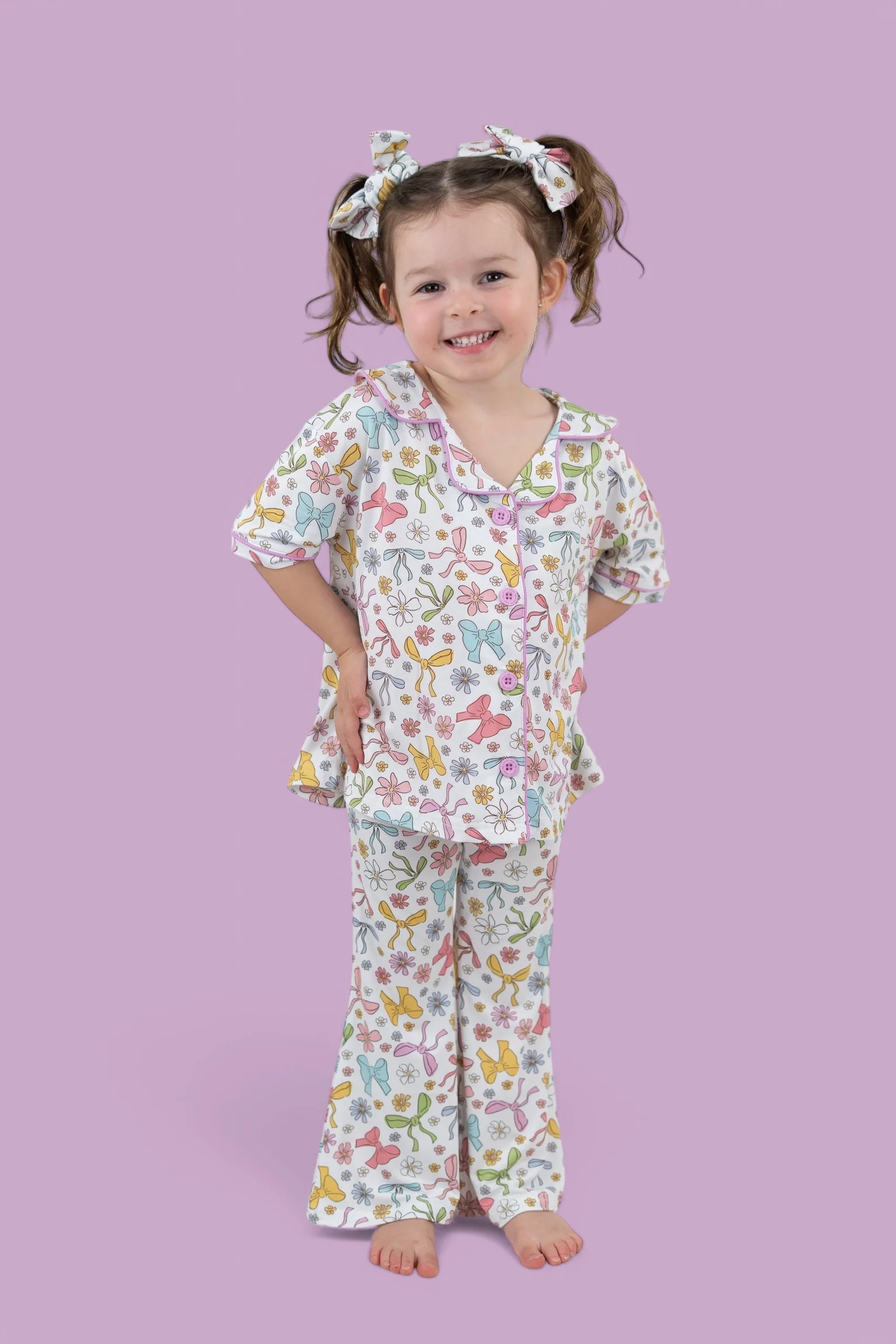 BOW GARDEN DREAM GIRL'S FLARE SET - Image 7