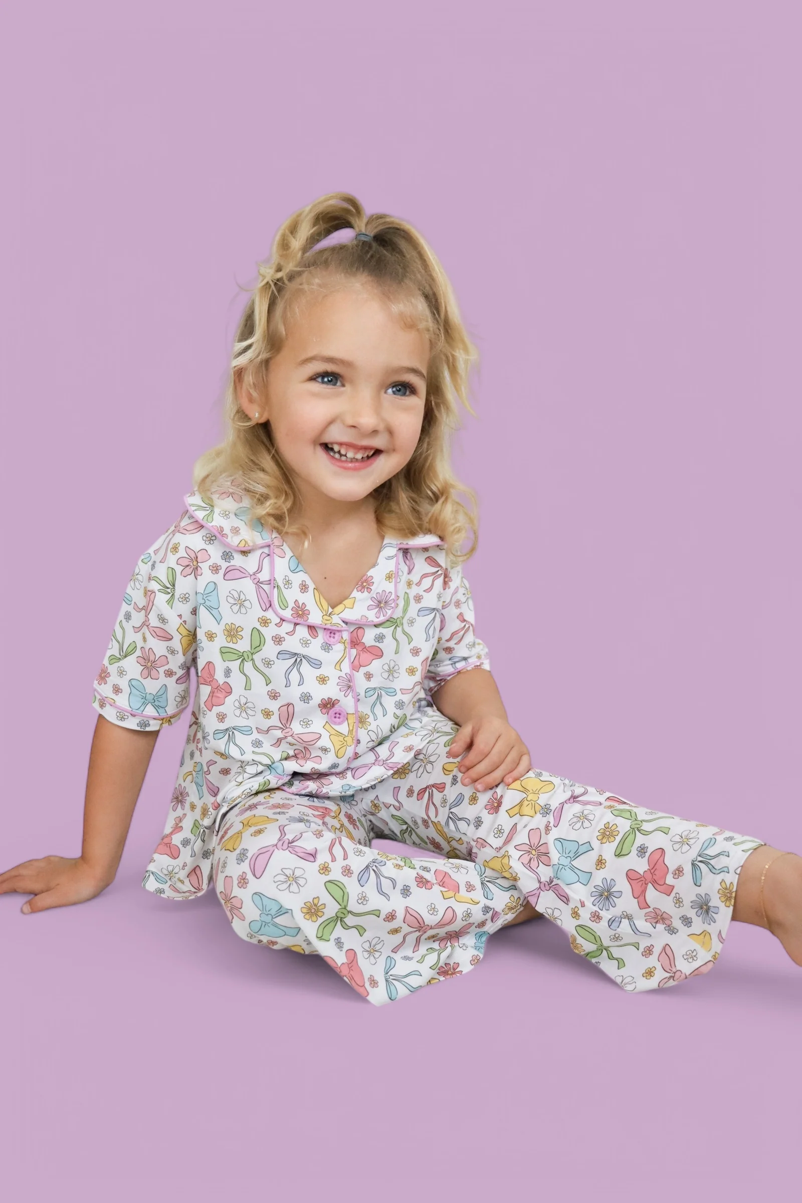 BOW GARDEN DREAM GIRL'S FLARE SET - Image 8