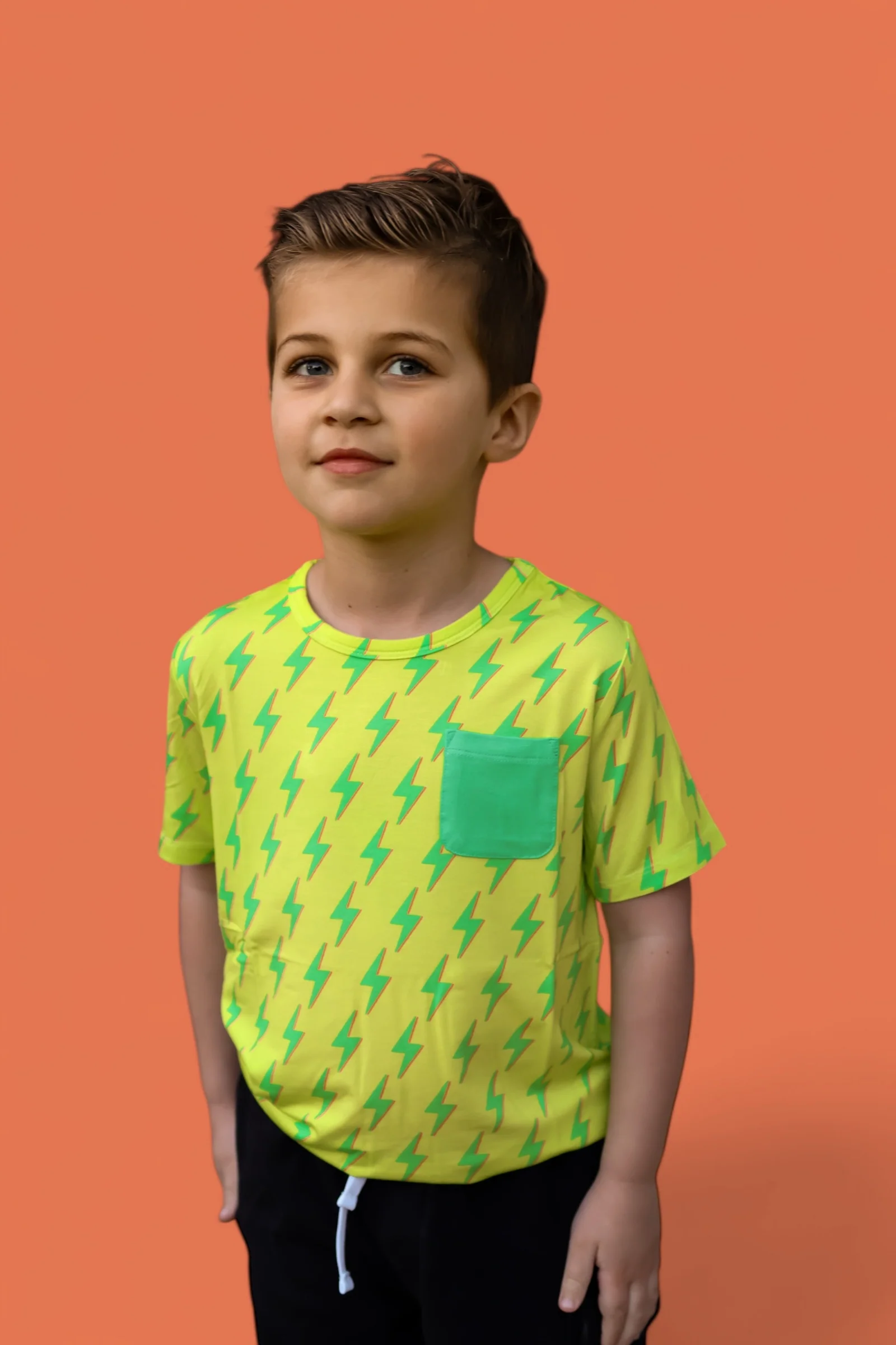 BRIGHT BOLTS DREAM POCKET TEE - Image 8
