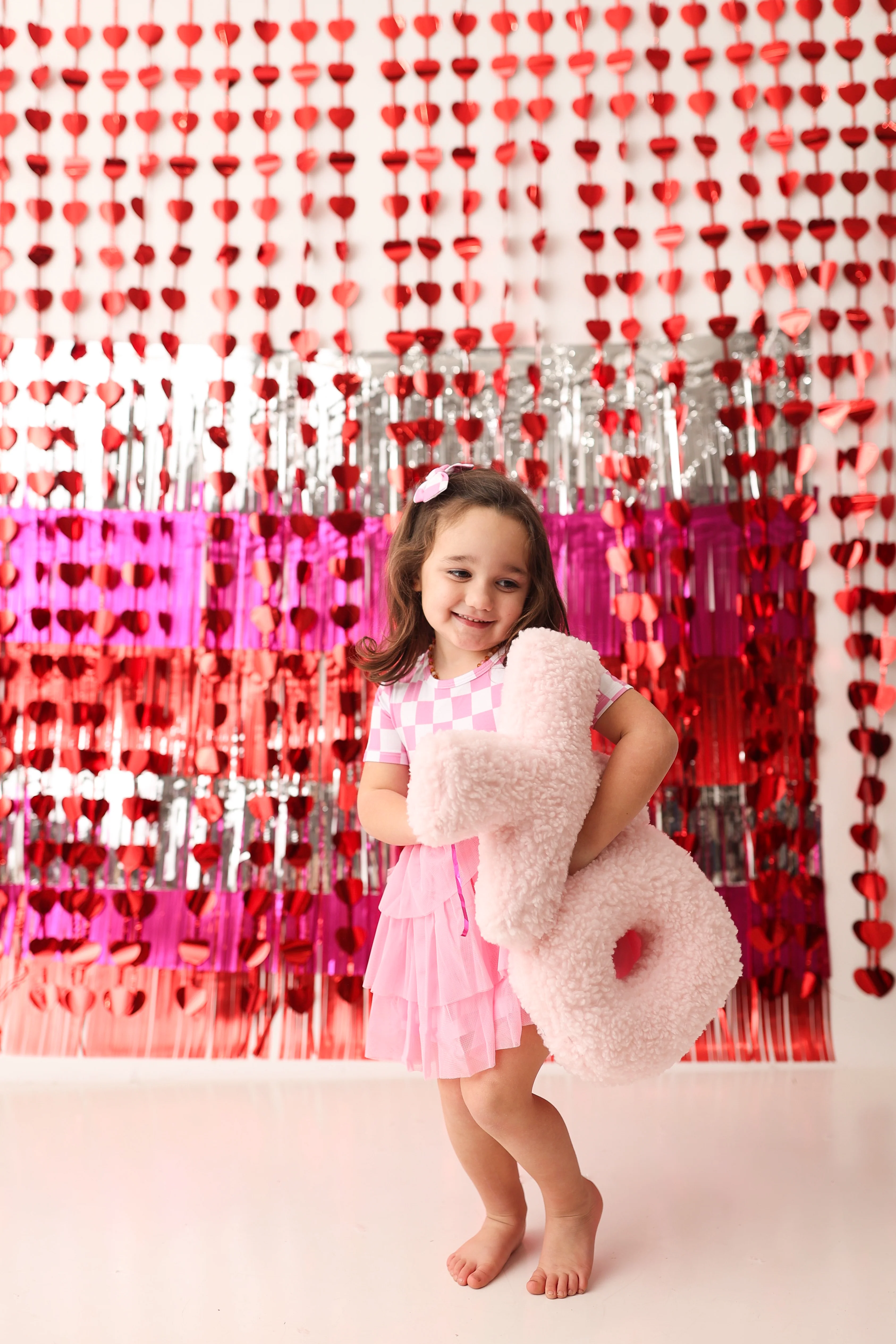 BUBBLEGUM CHECKERS DREAM TUTU DRESS - Image 3