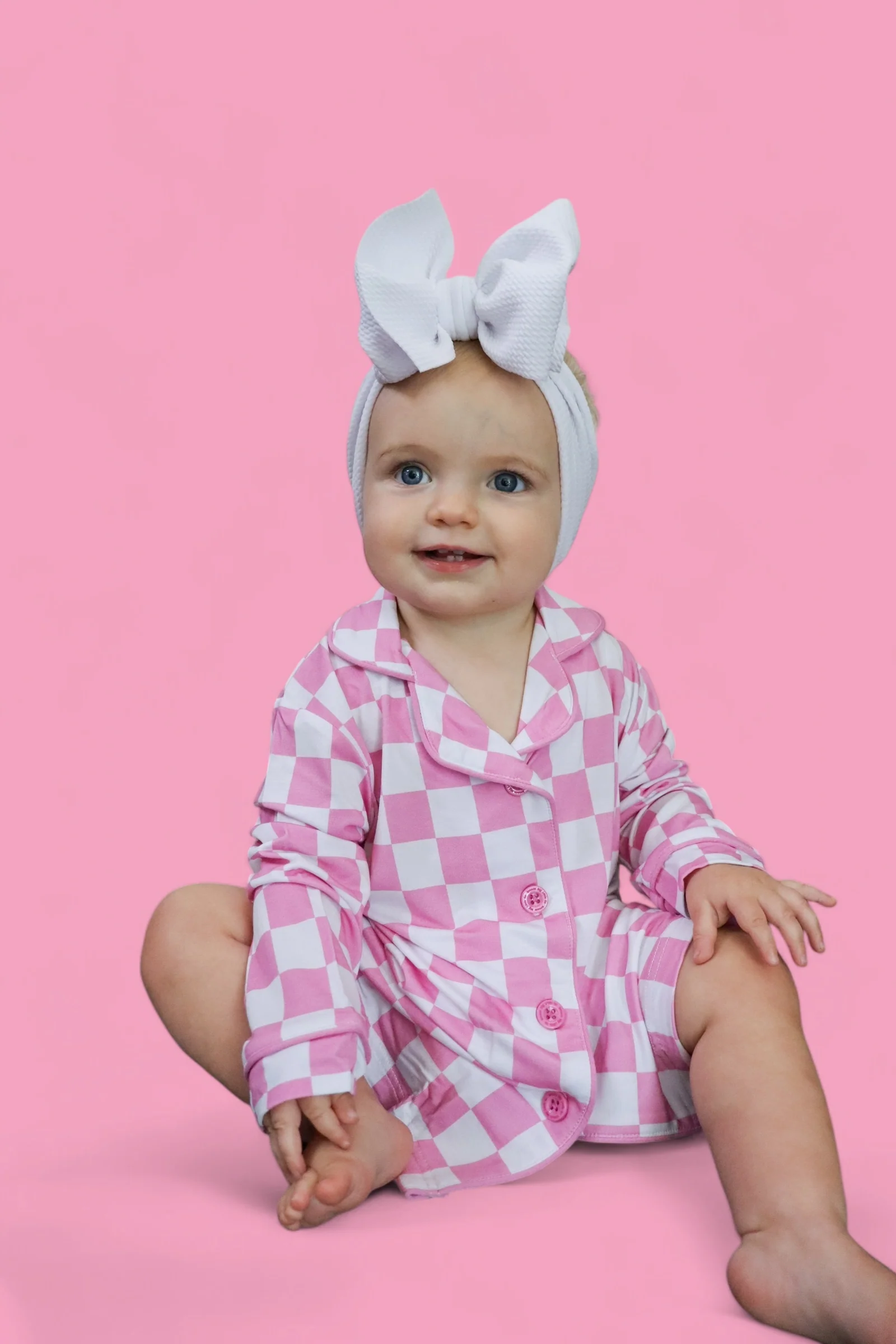 BUBBLEGUM CHECKERS GIRL'S DREAM GOWN - Image 14