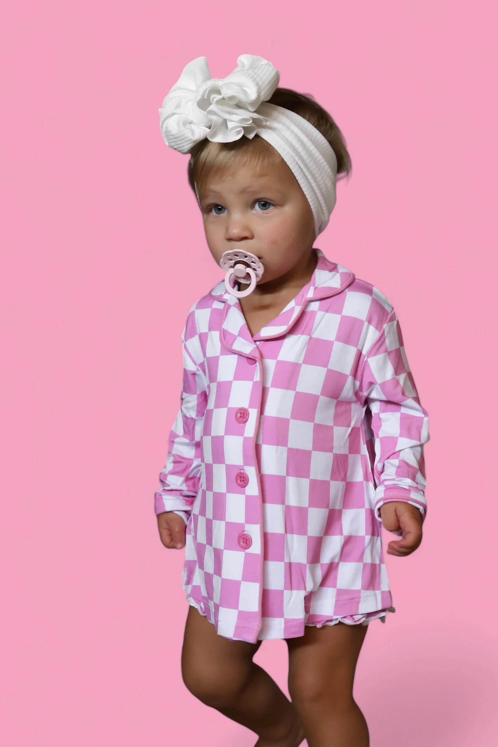 BUBBLEGUM CHECKERS GIRL'S DREAM GOWN - Image 18