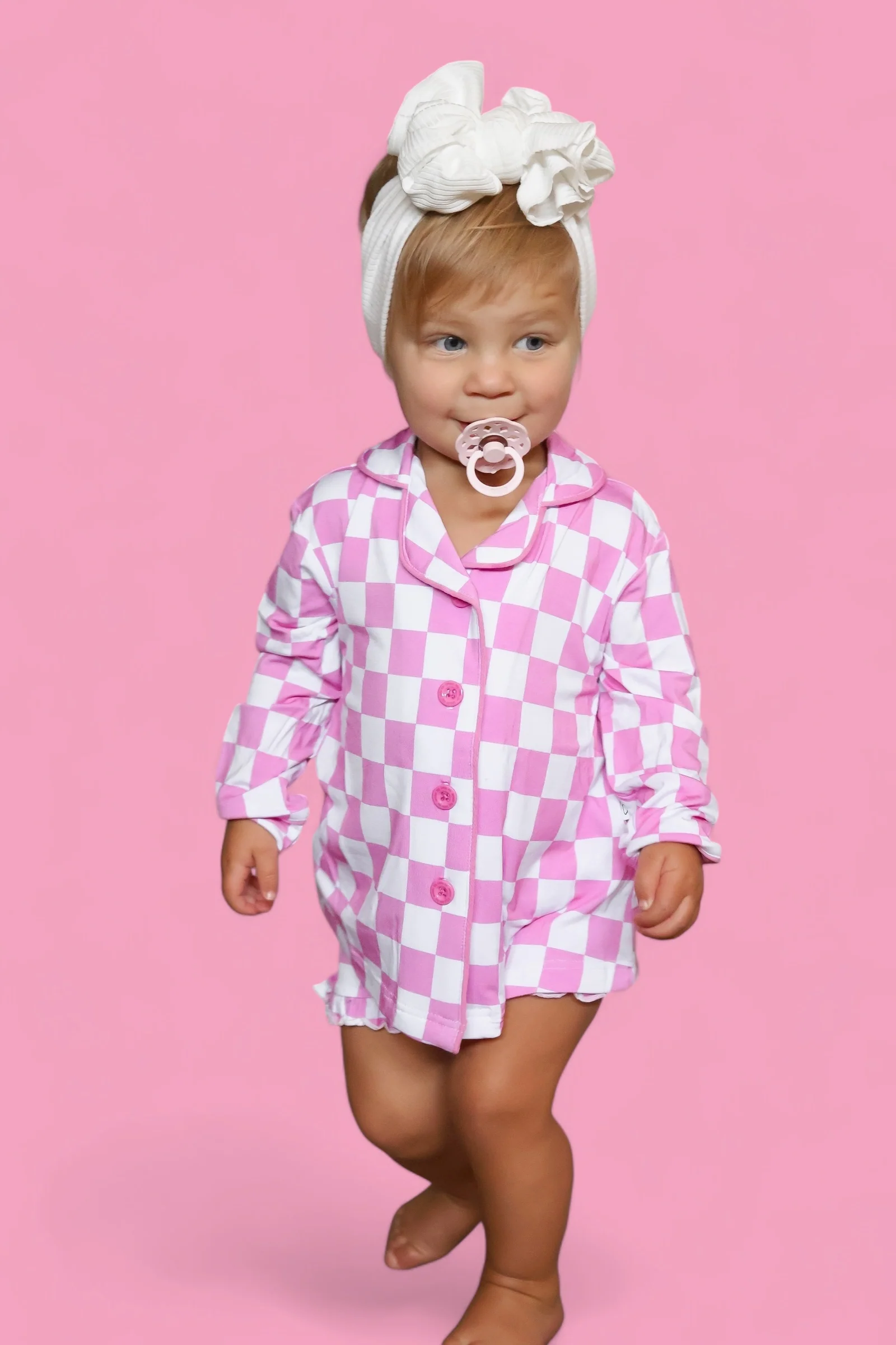 BUBBLEGUM CHECKERS GIRL'S DREAM GOWN - Image 19