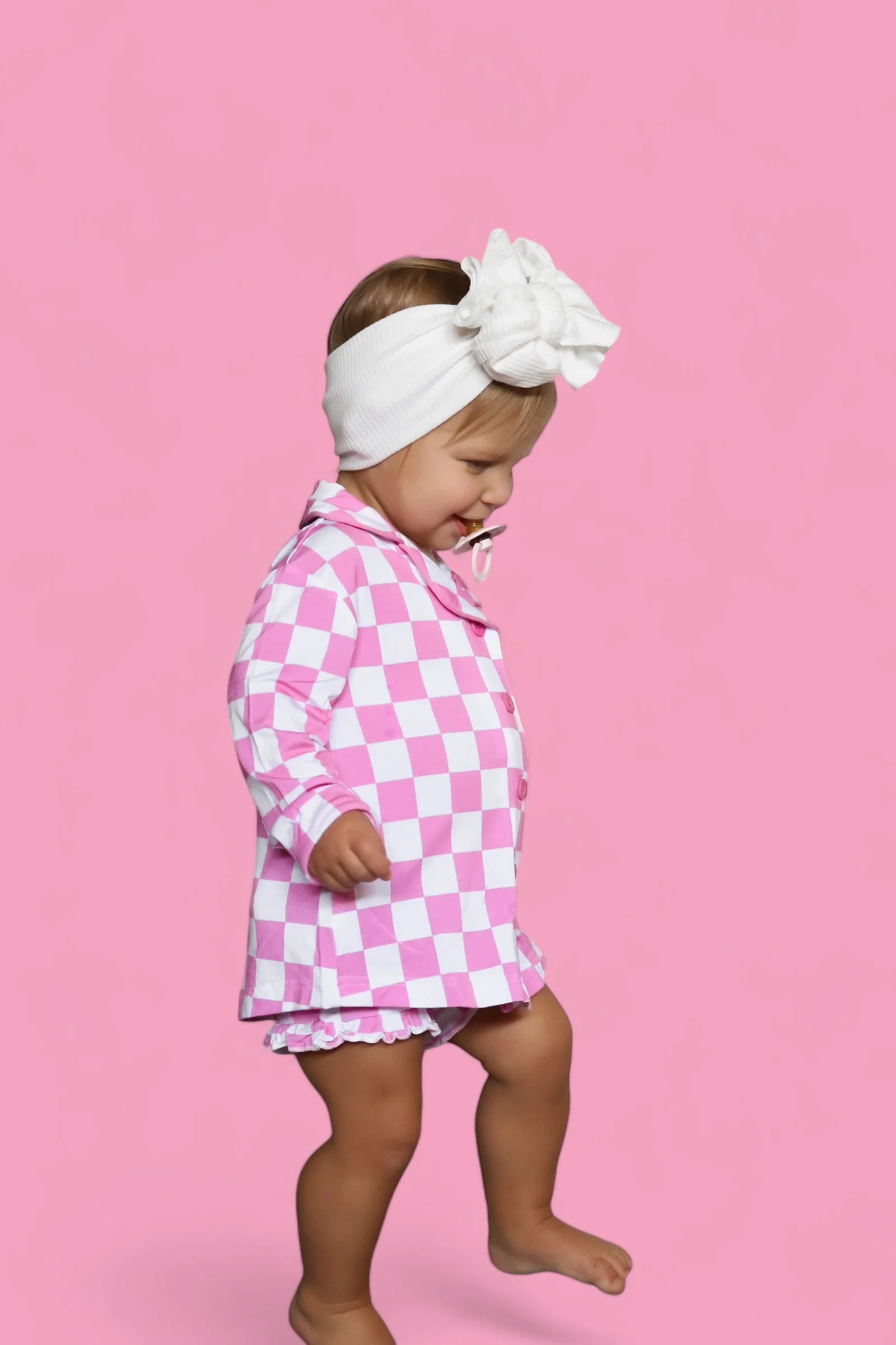 BUBBLEGUM CHECKERS GIRL'S DREAM GOWN - Image 21