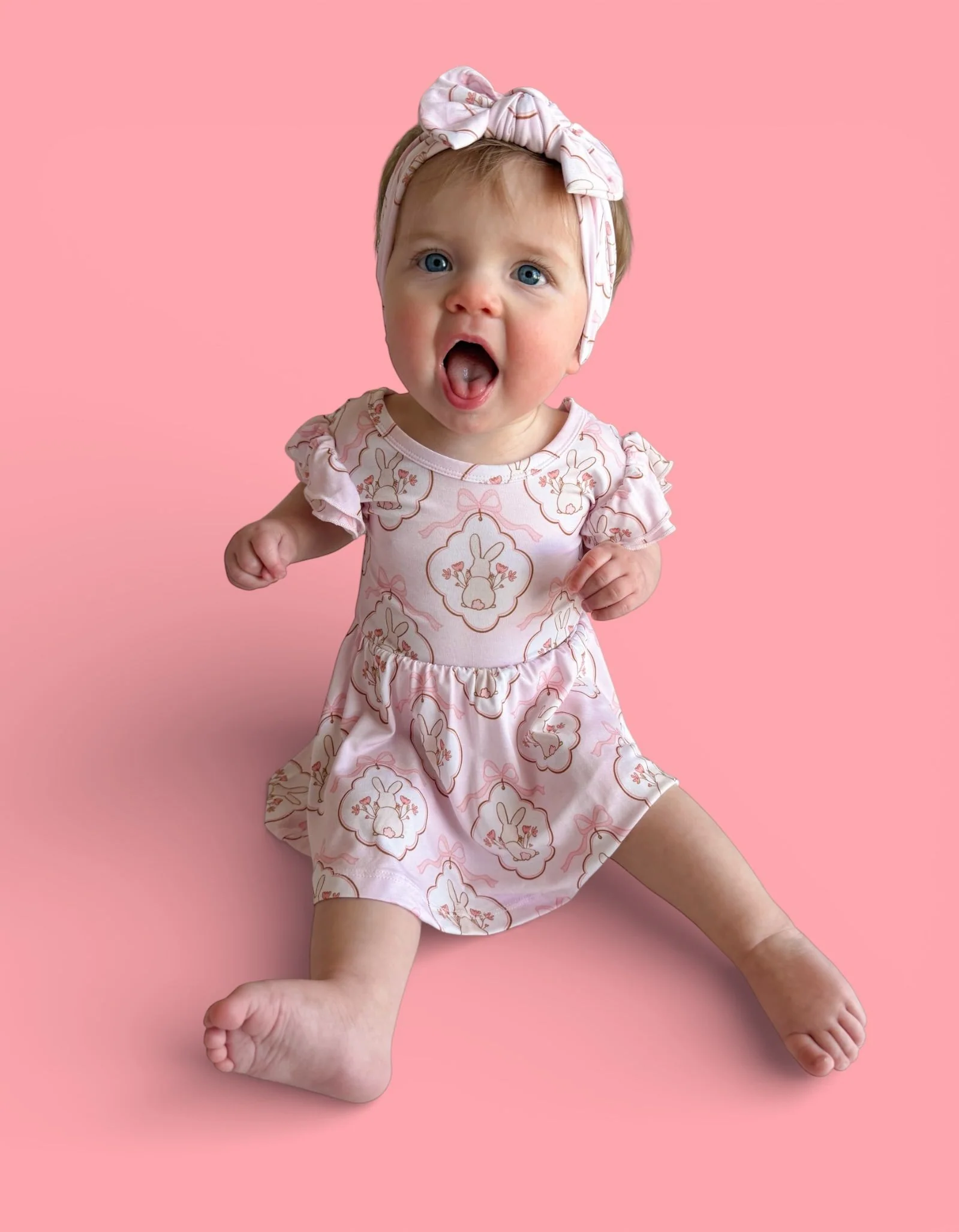 BUNNY BOW BLOSSOMS DREAM BODYSUIT DRESS - Image 10