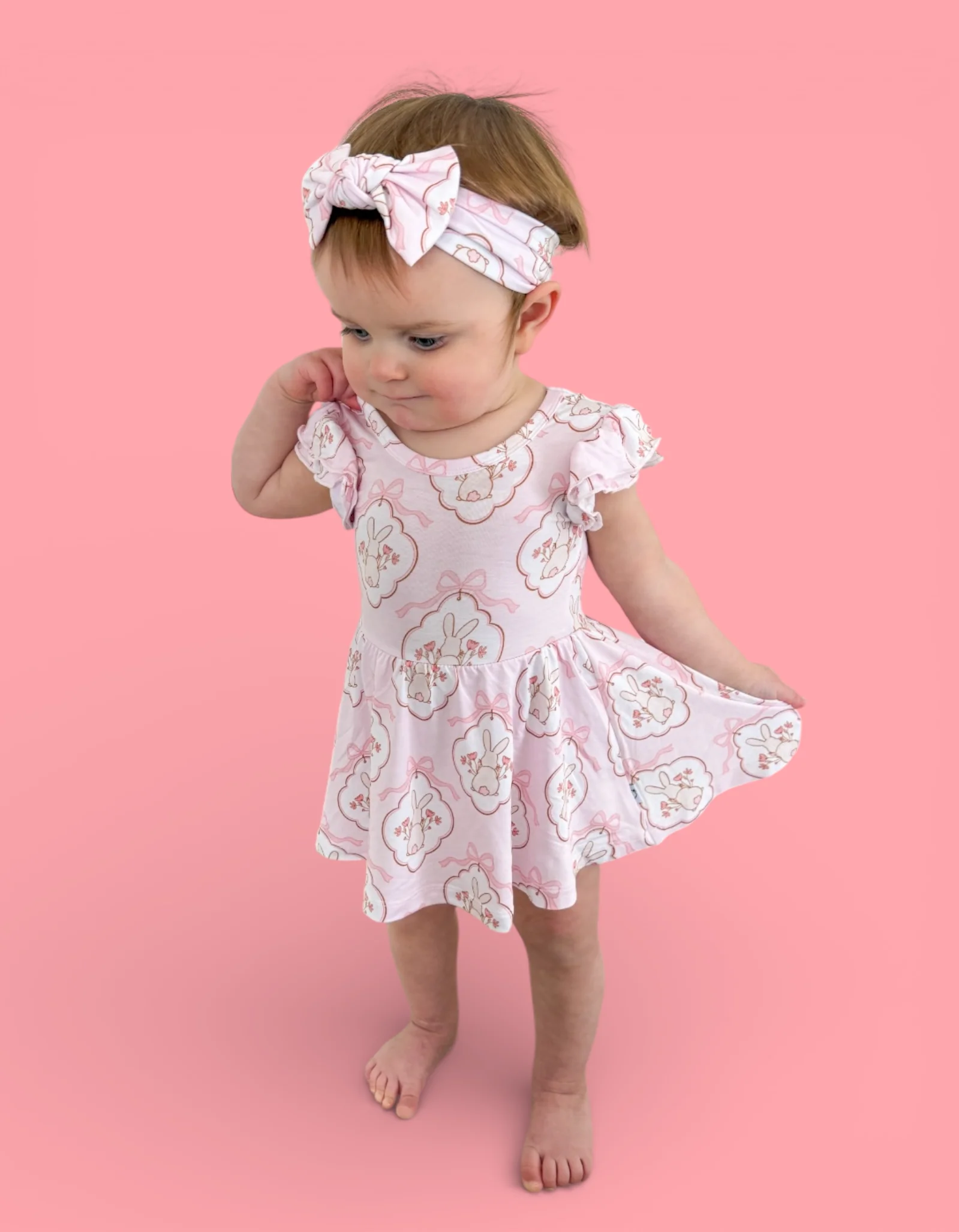 BUNNY BOW BLOSSOMS DREAM BODYSUIT DRESS - Image 5