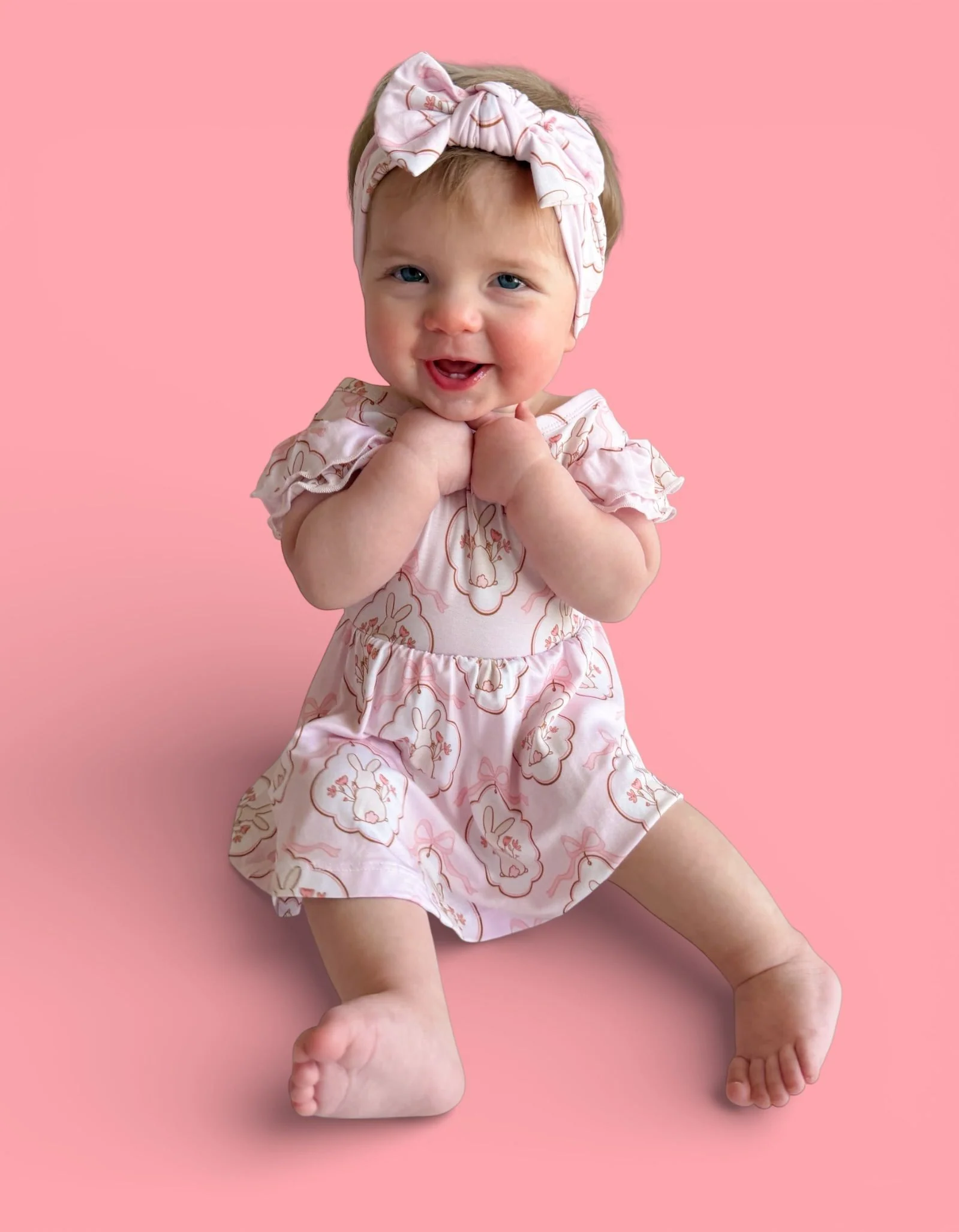 BUNNY BOW BLOSSOMS DREAM BODYSUIT DRESS - Image 6