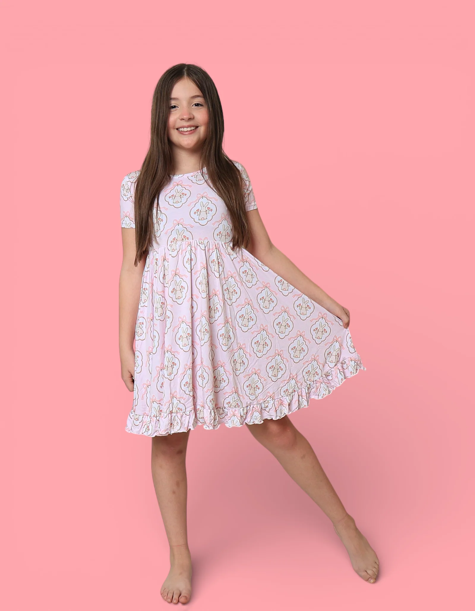 BUNNY BOW BLOSSOMS DREAM RUFFLE DRESS - Image 11