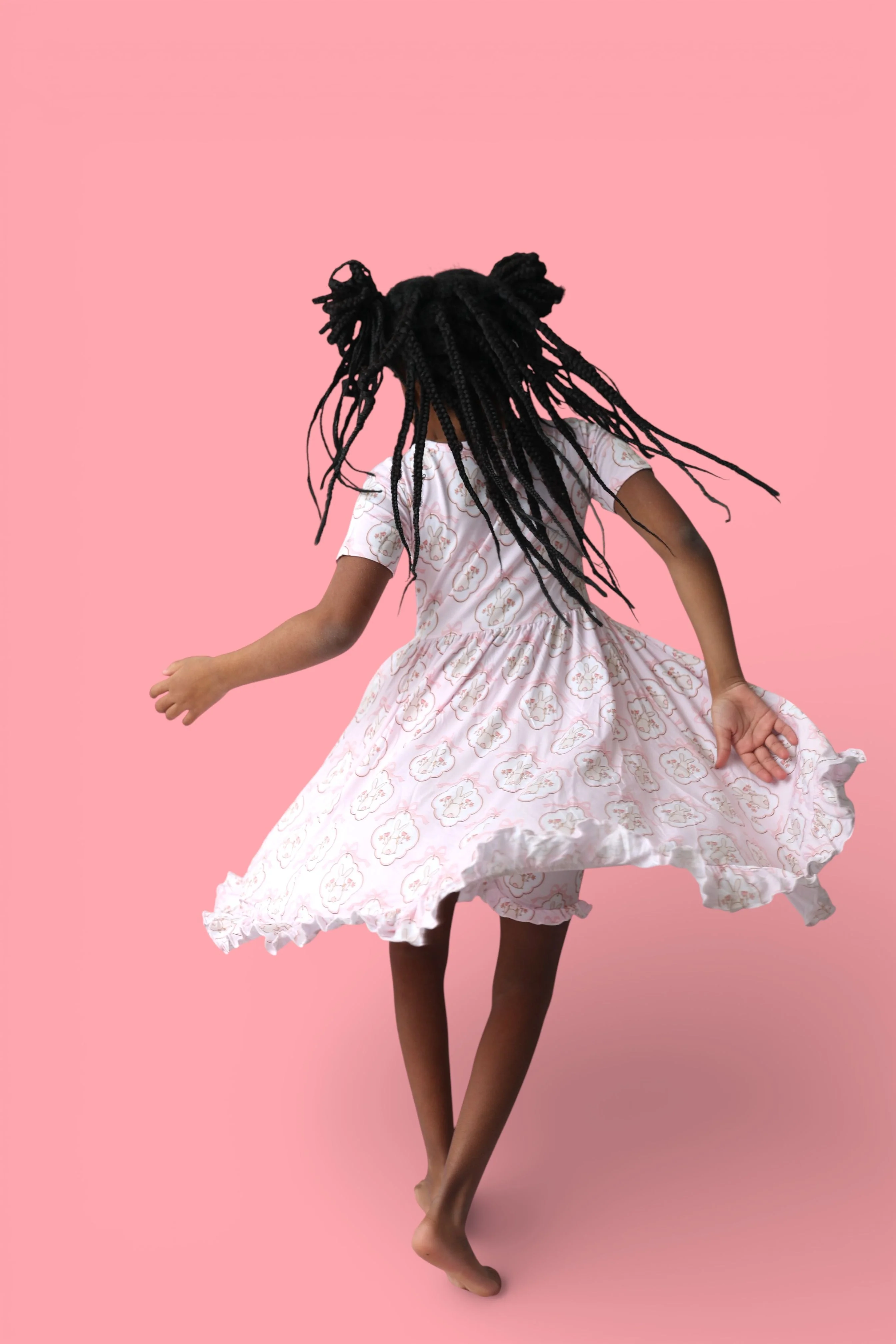 BUNNY BOW BLOSSOMS DREAM RUFFLE DRESS - Image 4