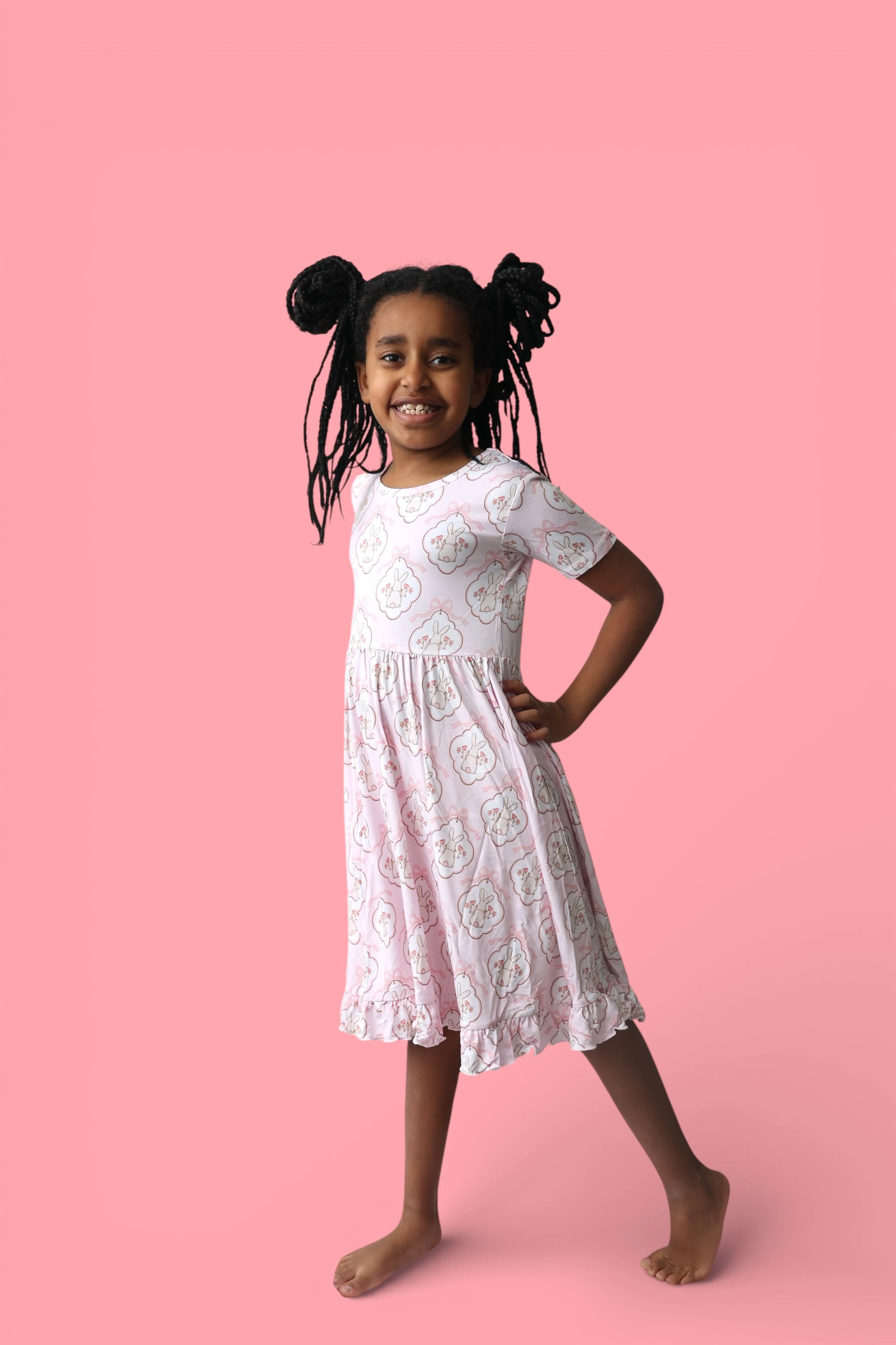 BUNNY BOW BLOSSOMS DREAM RUFFLE DRESS - Image 6
