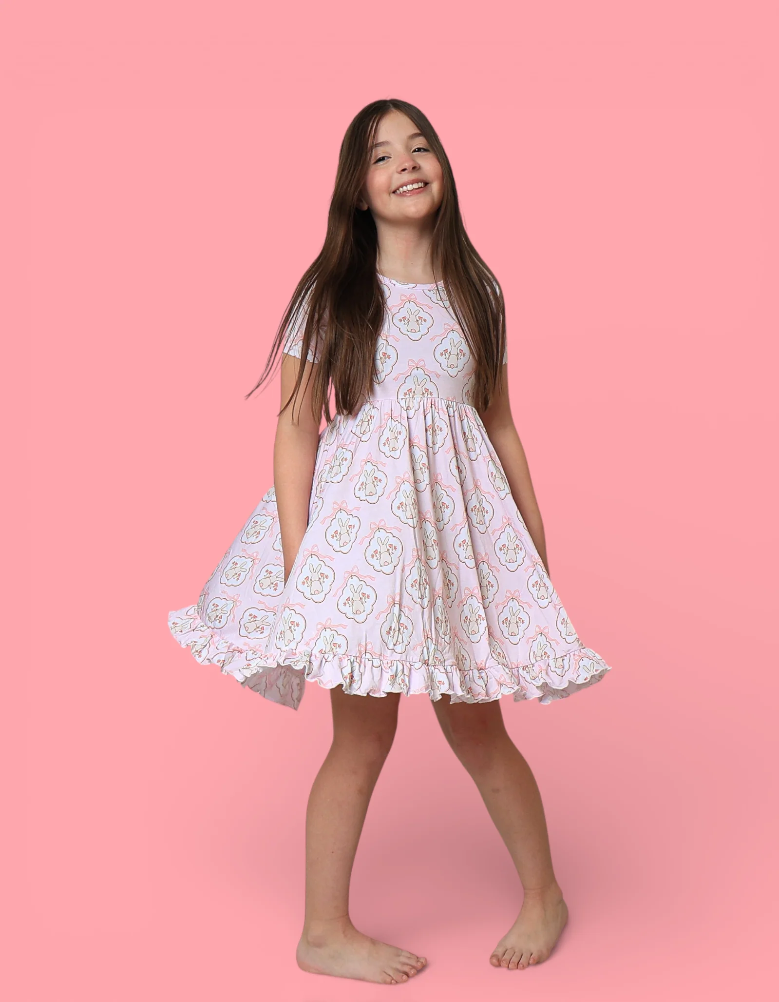BUNNY BOW BLOSSOMS DREAM RUFFLE DRESS - Image 8