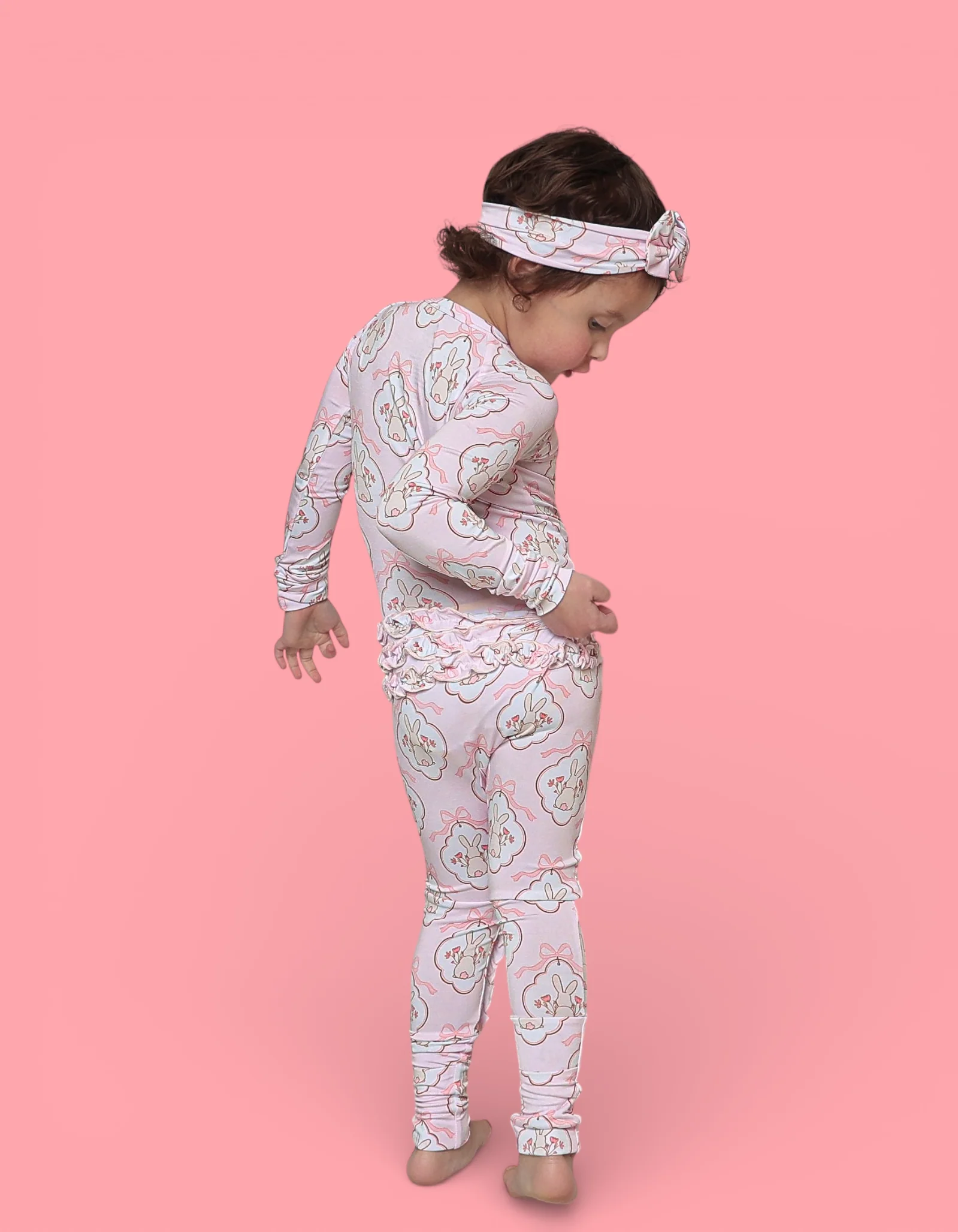 BUNNY BOW BLOSSOMS DREAM RUFFLE ROMPER - Image 5