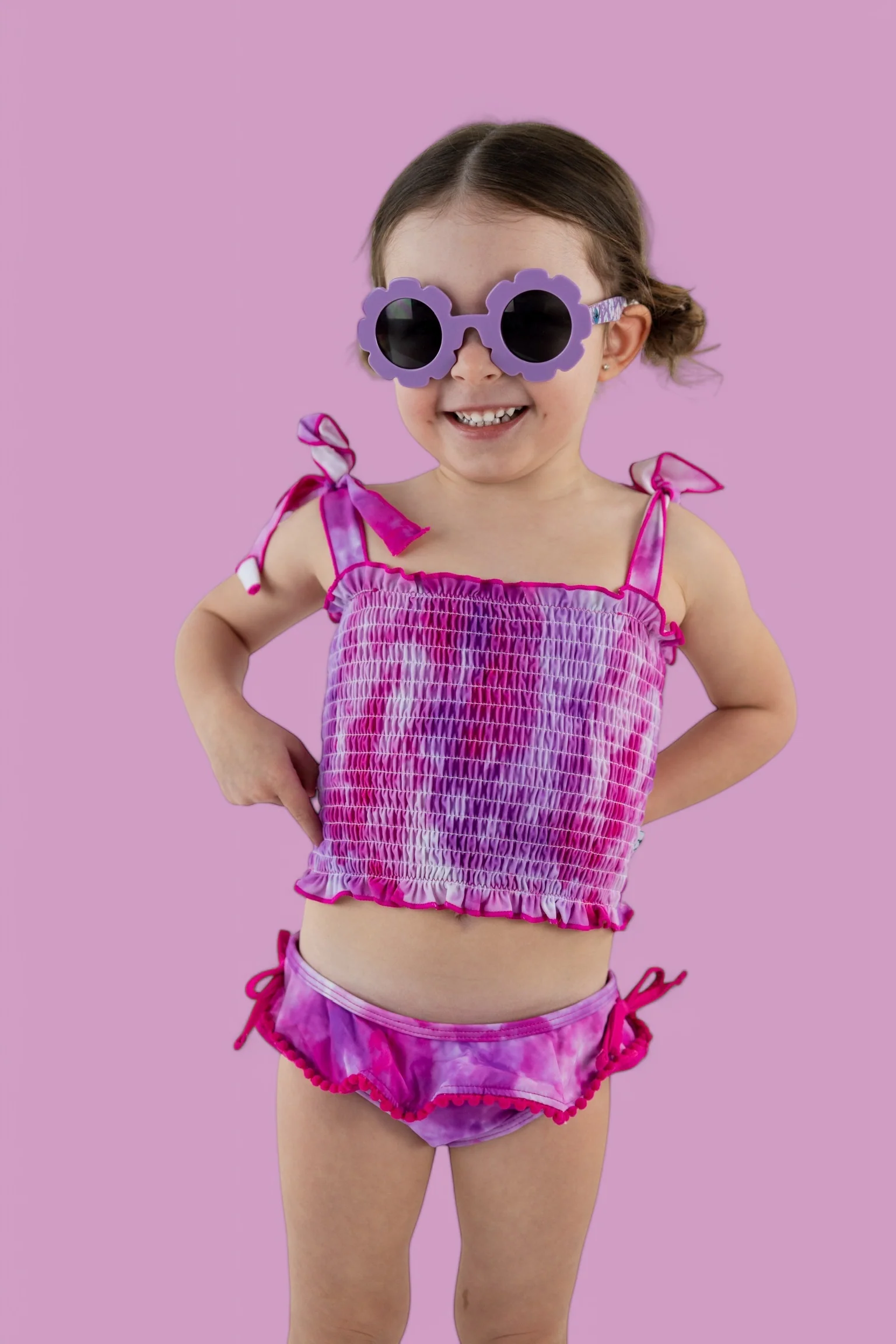 CANDY CLOUDS DREAM SMOCKED TWO PIECE SWIM SUIT - Image 22