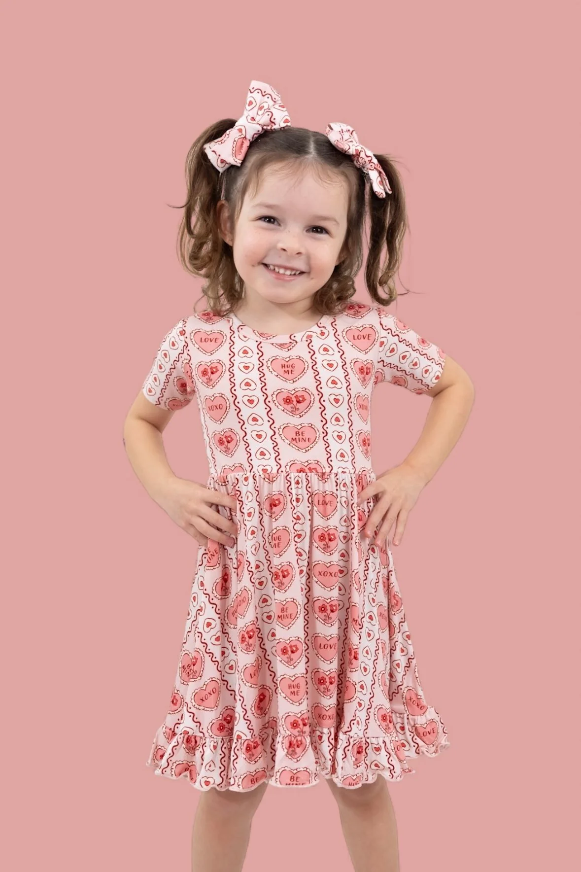 CANDY HEARTS DREAM RUFFLE DRESS - Image 5