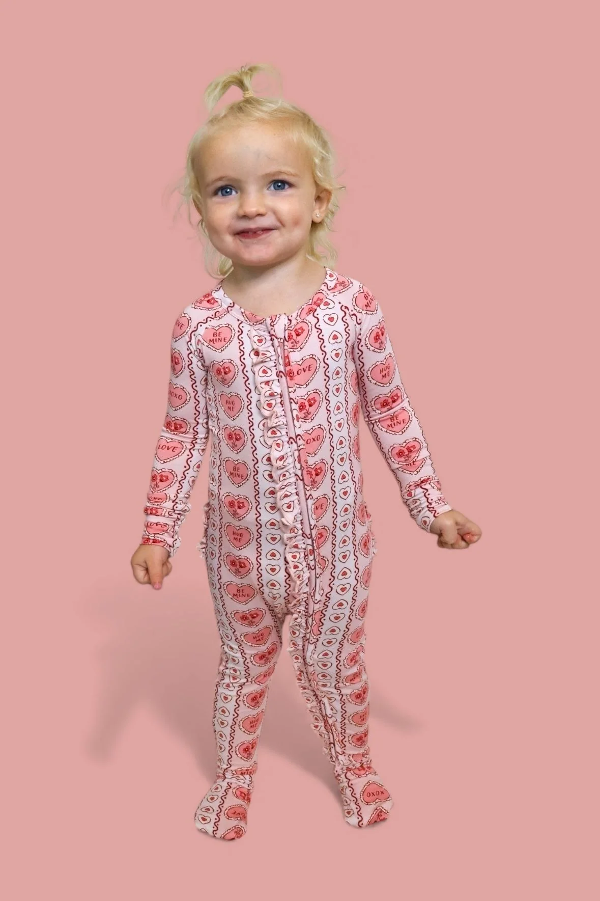 CANDY HEARTS DREAM RUFFLE ROMPER - Image 10