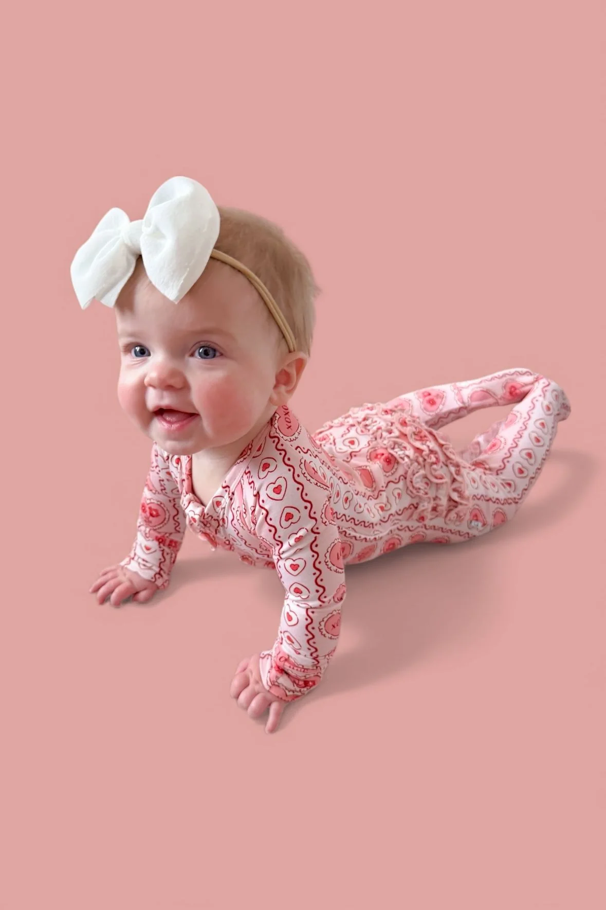 CANDY HEARTS DREAM RUFFLE ROMPER - Image 12