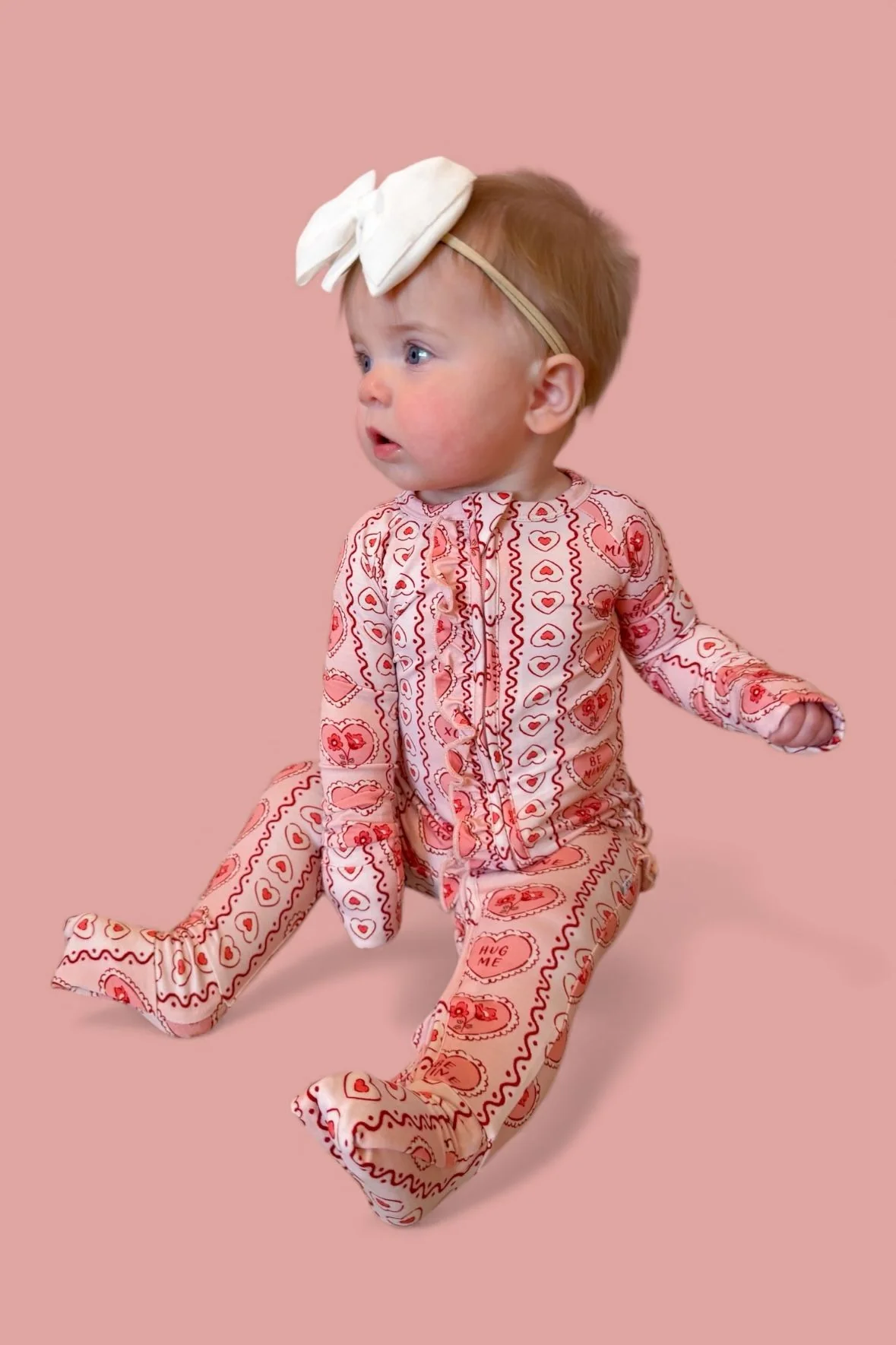 CANDY HEARTS DREAM RUFFLE ROMPER - Image 15