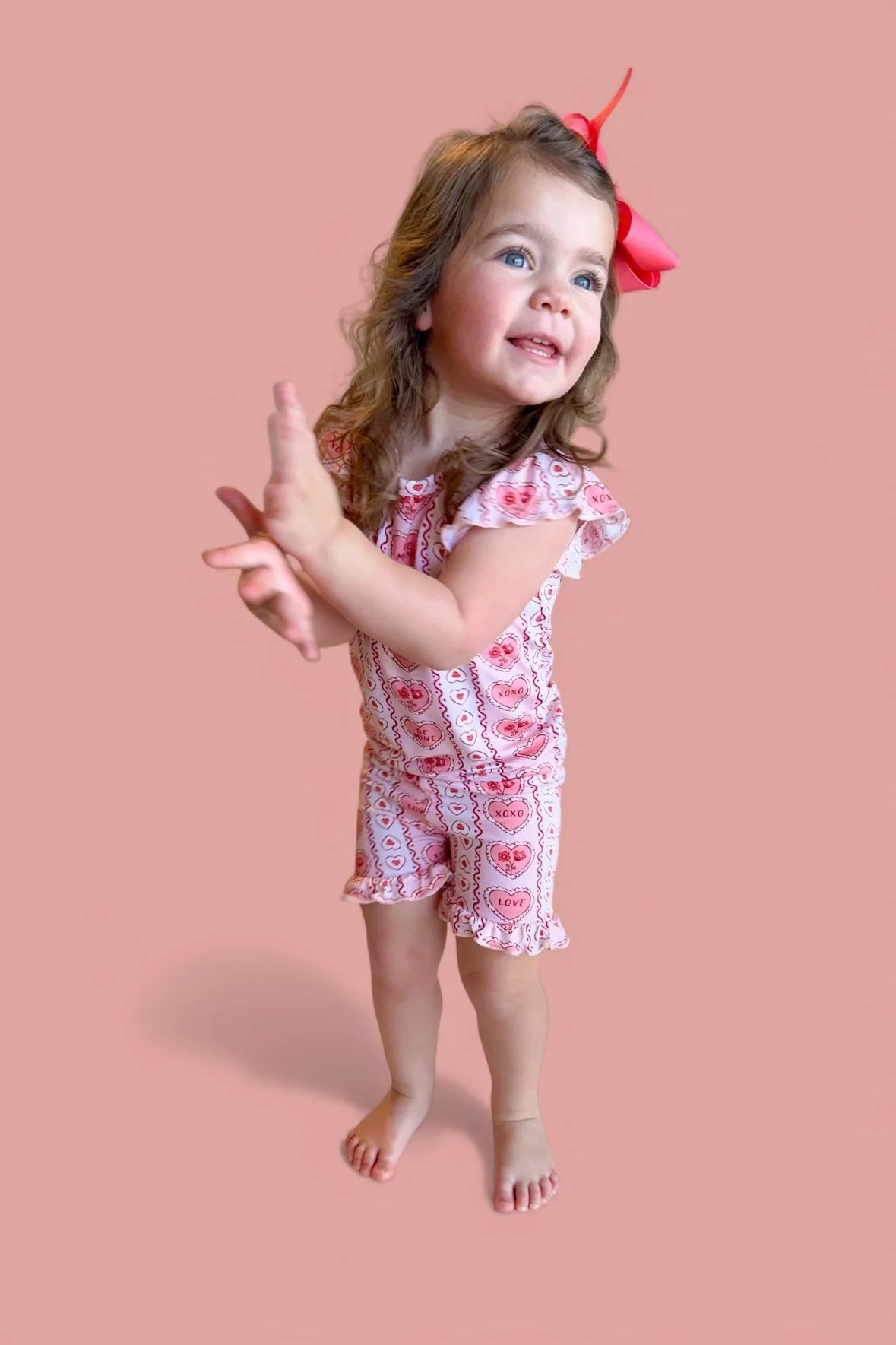 CANDY HEARTS DREAM RUFFLE SHORT SET - Image 15