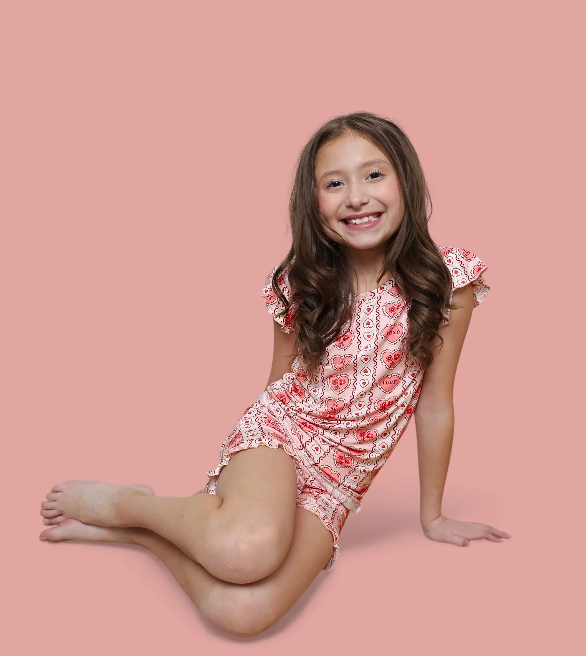 CANDY HEARTS DREAM RUFFLE SHORT SET - Image 19
