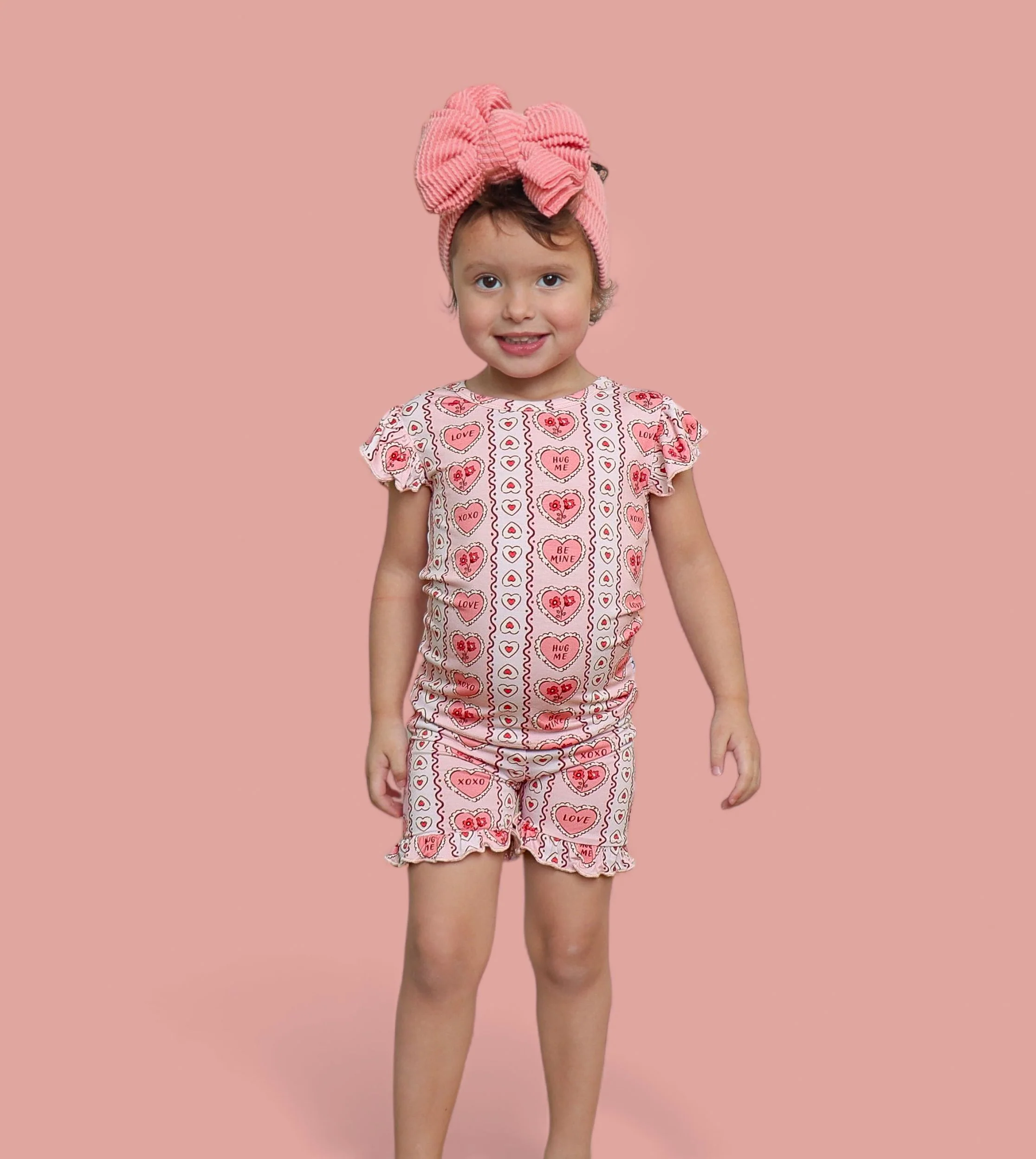 CANDY HEARTS DREAM RUFFLE SHORT SET - Image 22