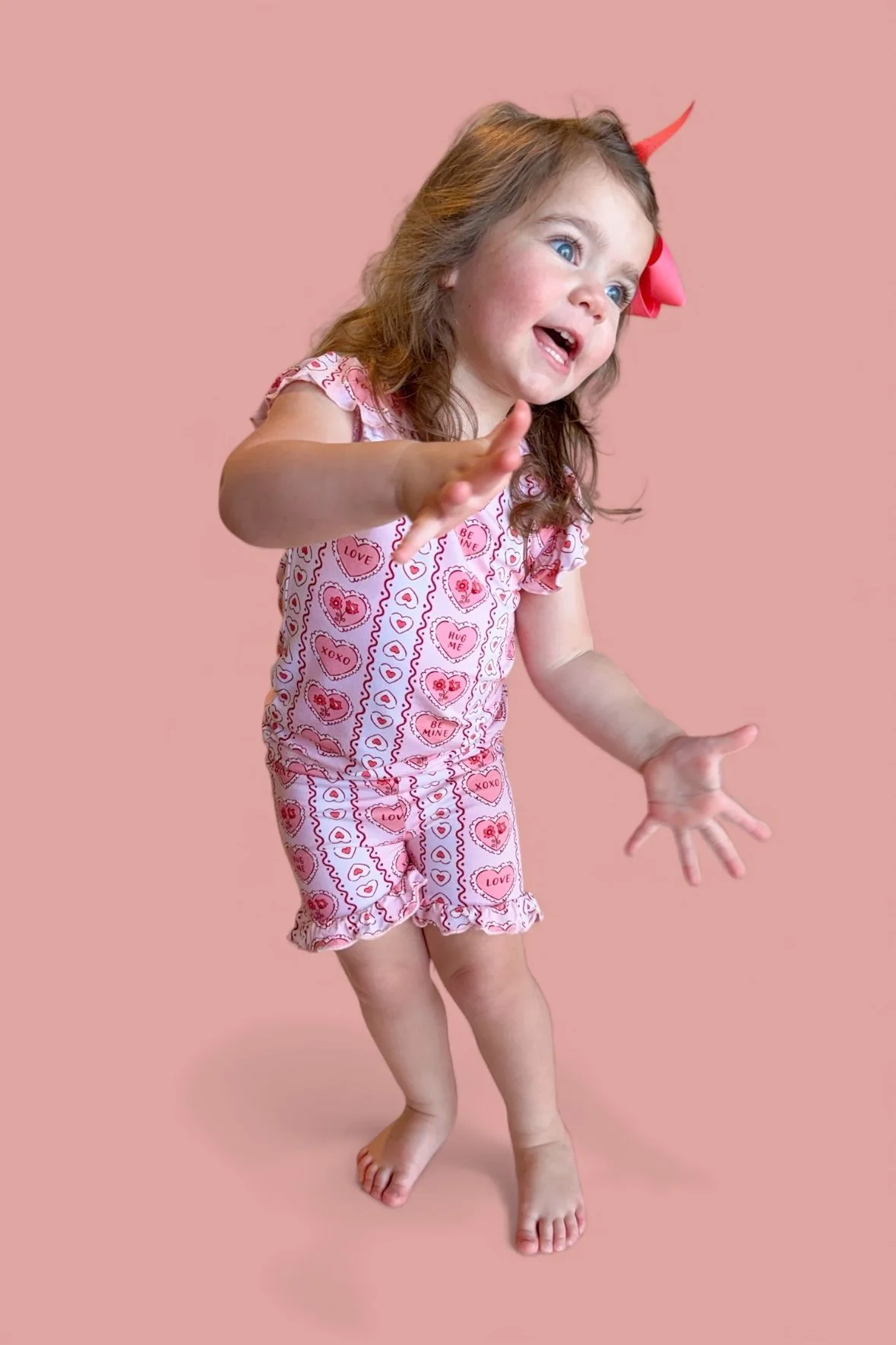 CANDY HEARTS DREAM RUFFLE SHORT SET - Image 24