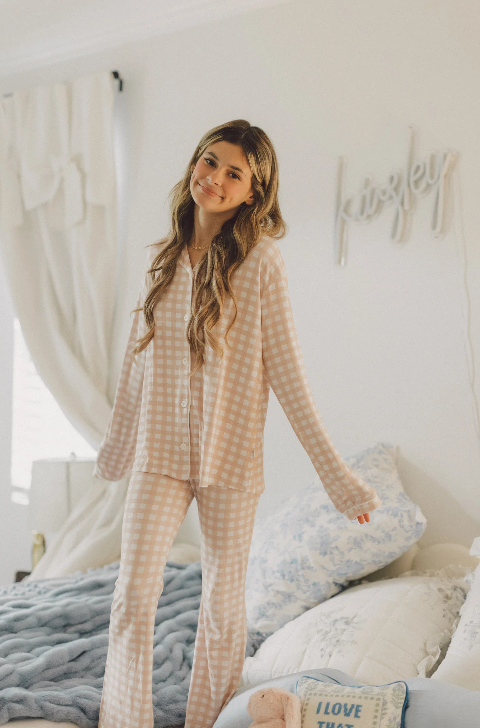 CHARLIE'S CHECKS DREAM GIRL'S FLARE SET - Image 3