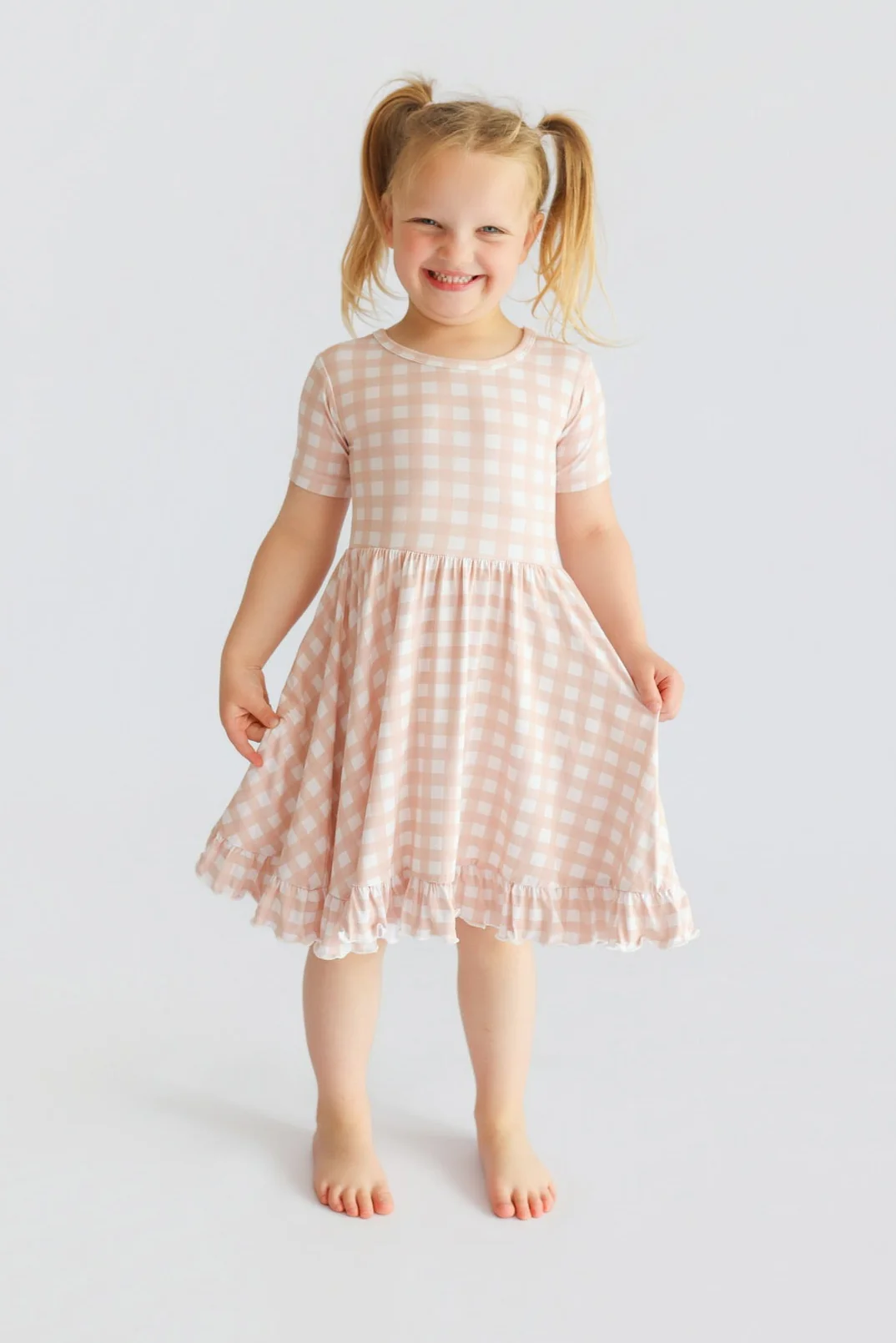 CHARLIE'S CHECKS DREAM RUFFLE DRESS - Image 10