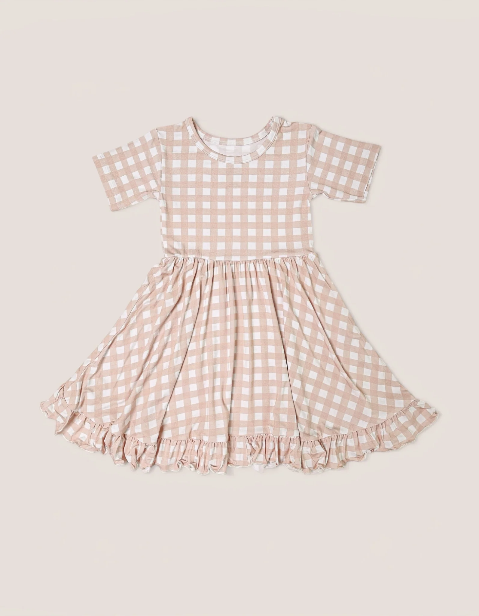 CHARLIE'S CHECKS DREAM RUFFLE DRESS - Image 2