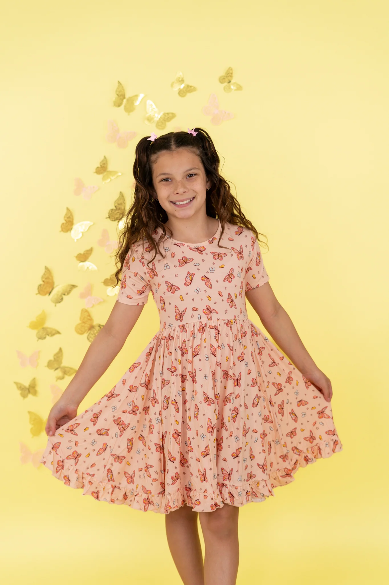 CHASING BUTTERFLIES DREAM RUFFLE DRESS - Image 6